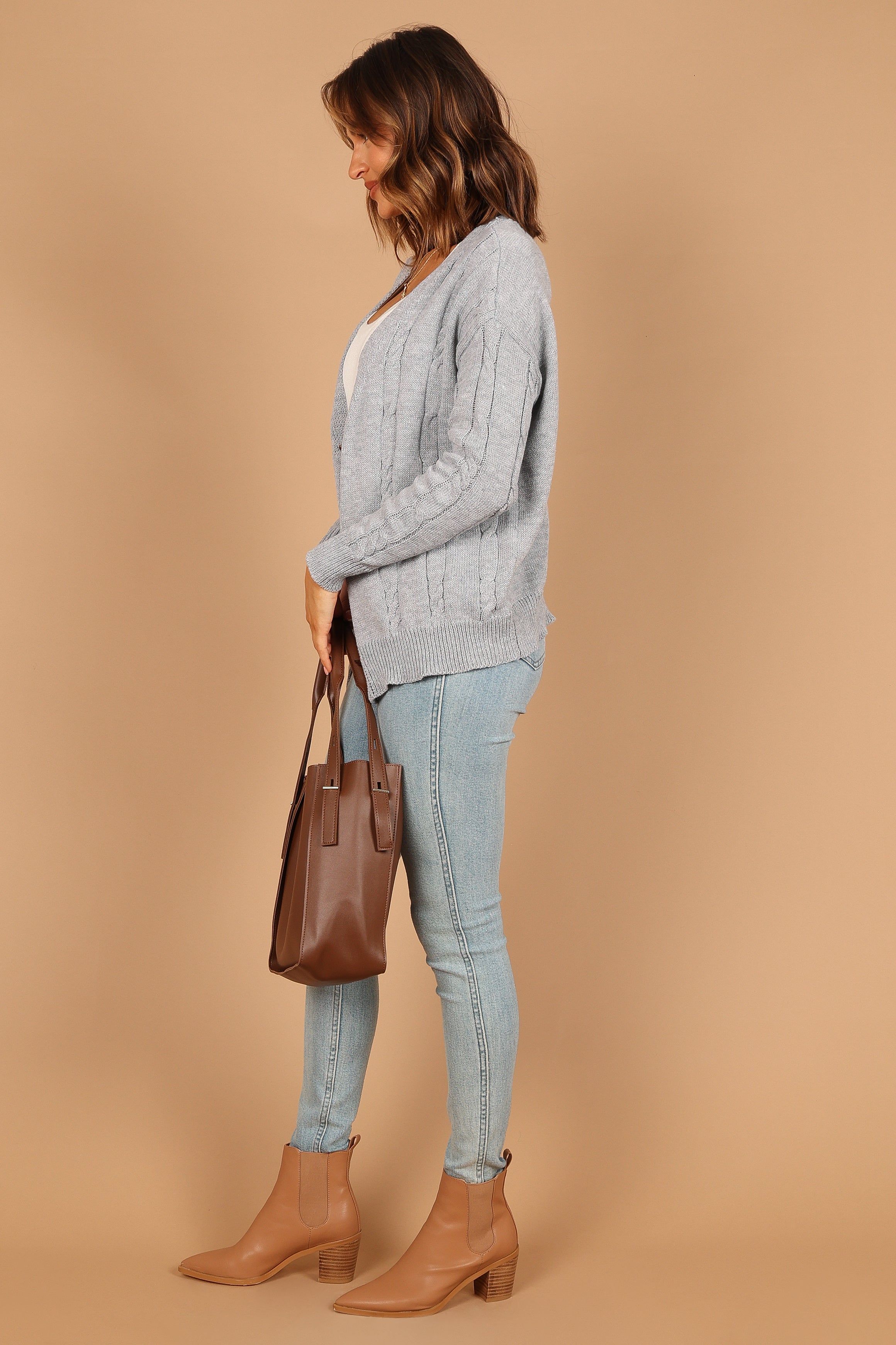 Lily Cardigan - Grey sold by Petal & Pup product image thumbnail 5
