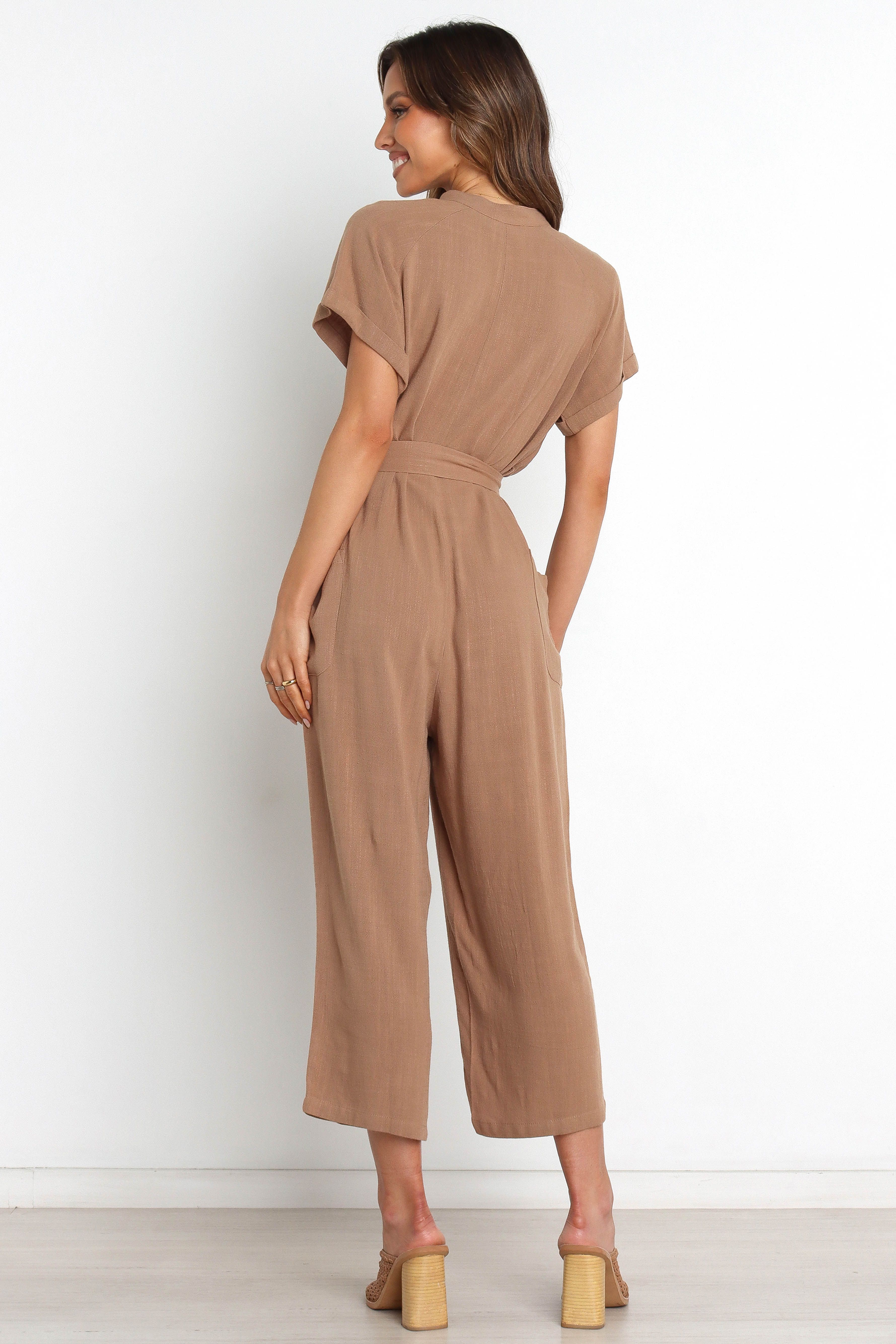 Maverick Jumpsuit - Mocha sold by Petal & Pup product image thumbnail 6