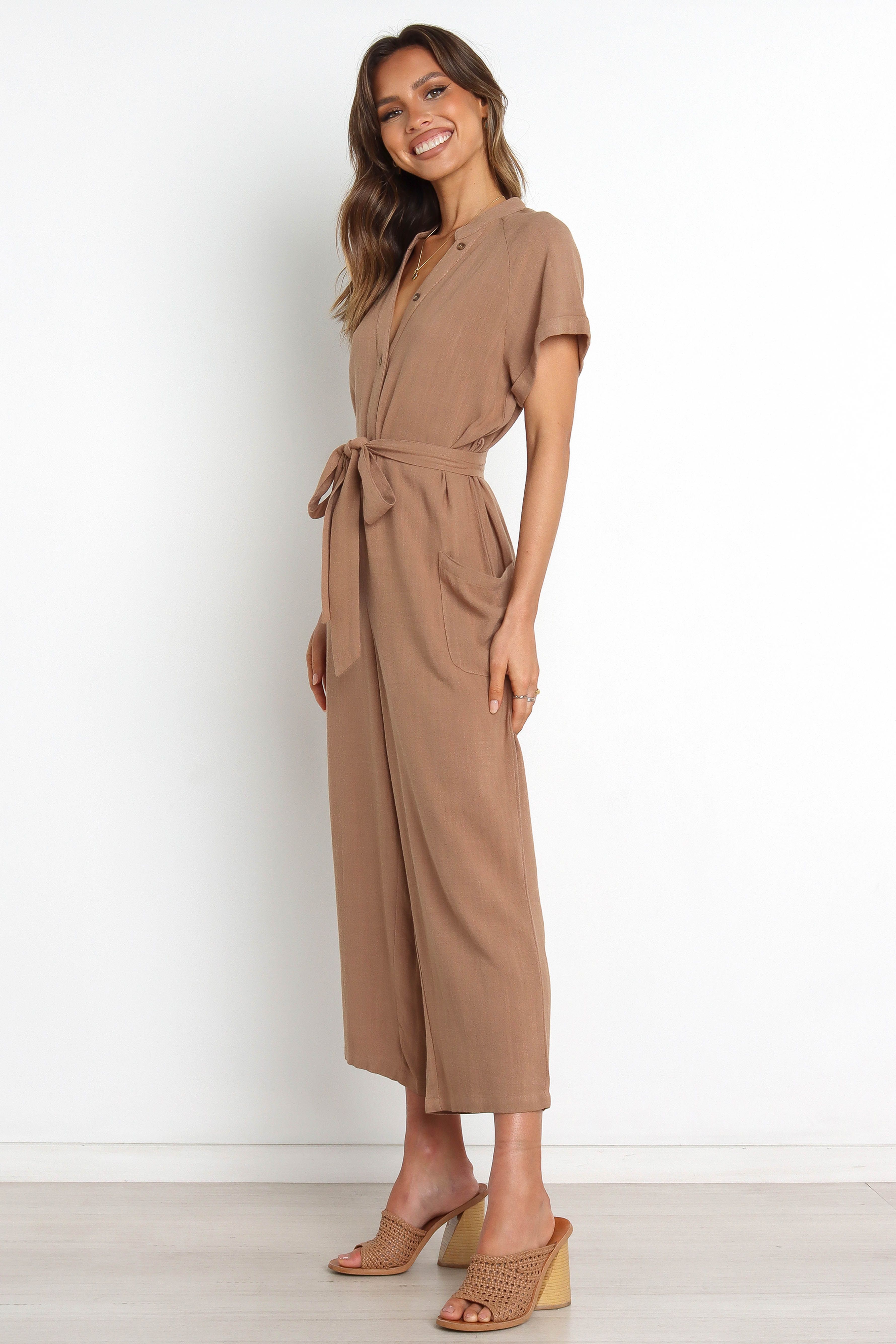 Maverick Jumpsuit - Mocha sold by Petal & Pup product image thumbnail 4