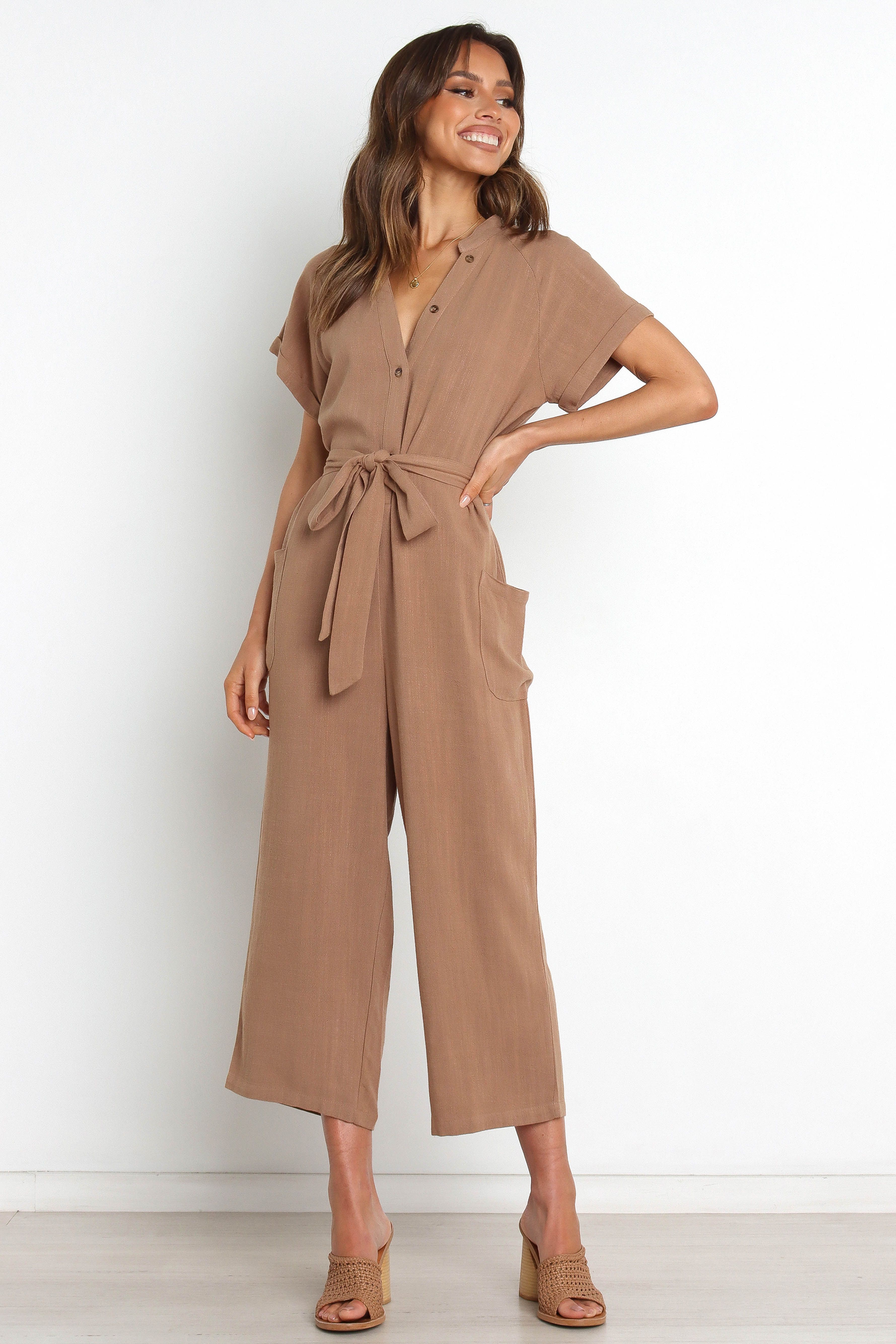 Maverick Jumpsuit - Mocha sold by Petal & Pup product image thumbnail 3