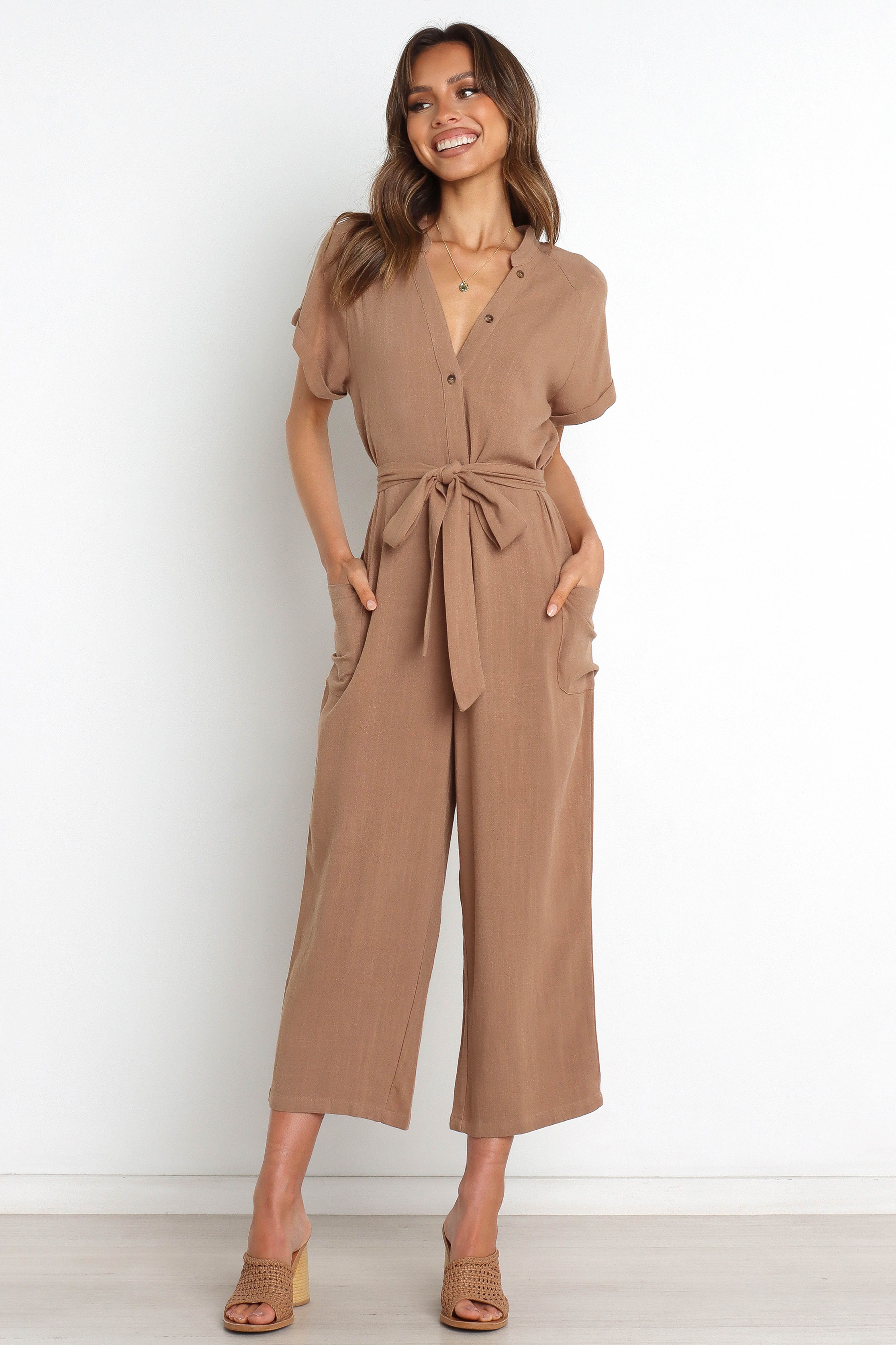 Maverick Jumpsuit - Mocha sold by Petal & Pup product image thumbnail 2