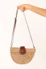 Isle Straw Crossbody Bag - Natural sold by Petal & Pup