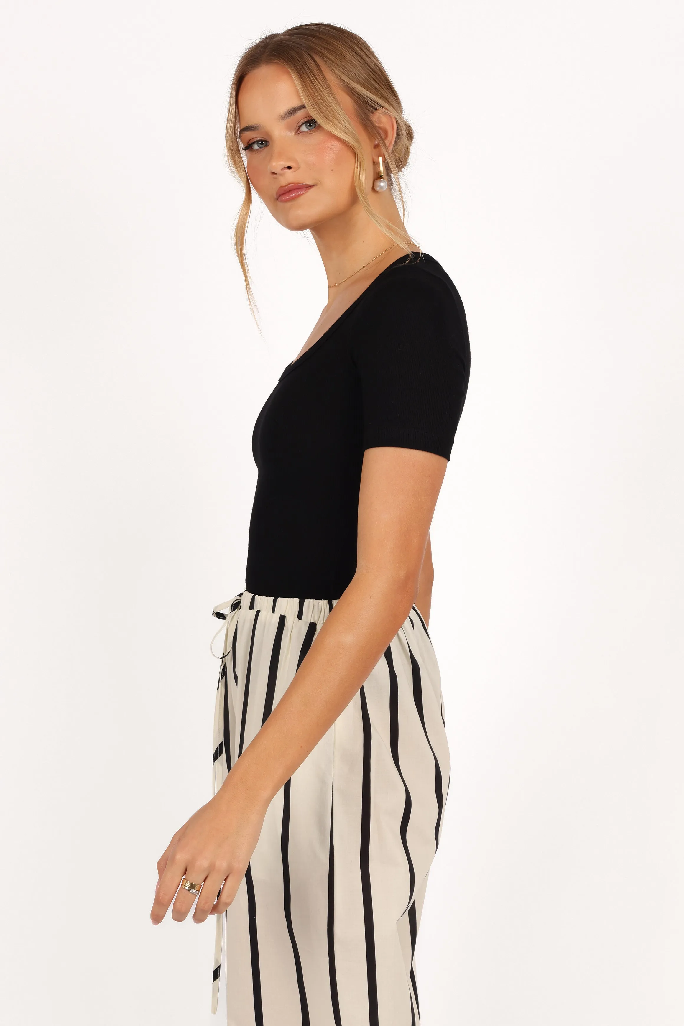 Solene Knit Top - Black sold by Petal & Pup product image thumbnail 3