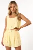 Tiana Short Set - Yellow sold by Petal & Pup