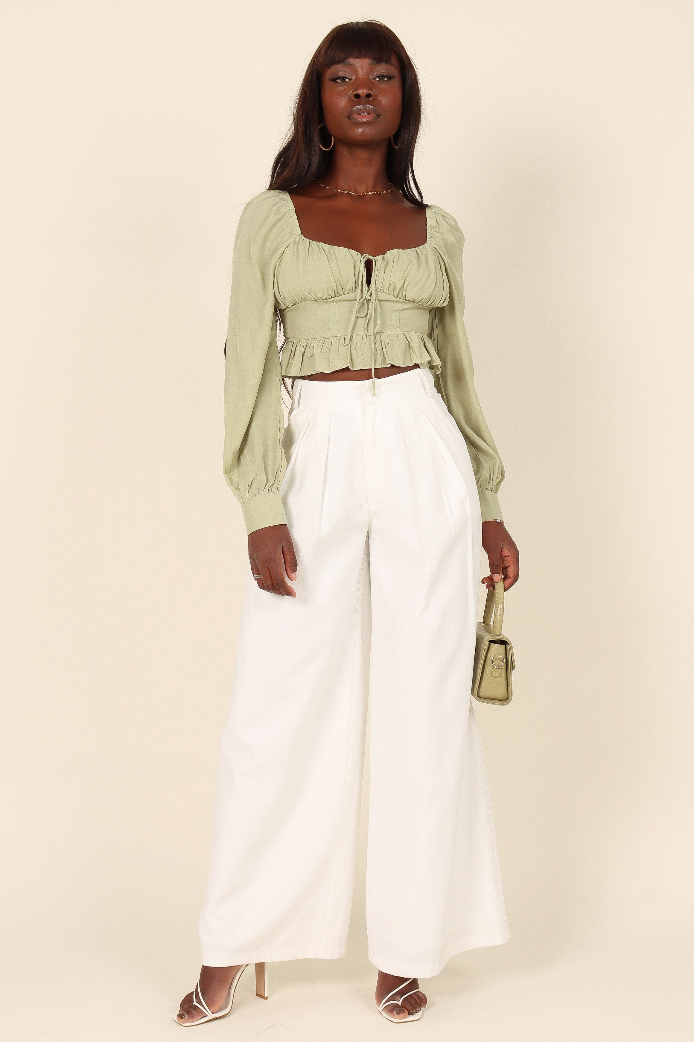 Claire Top - Green sold by Petal & Pup product image thumbnail 7