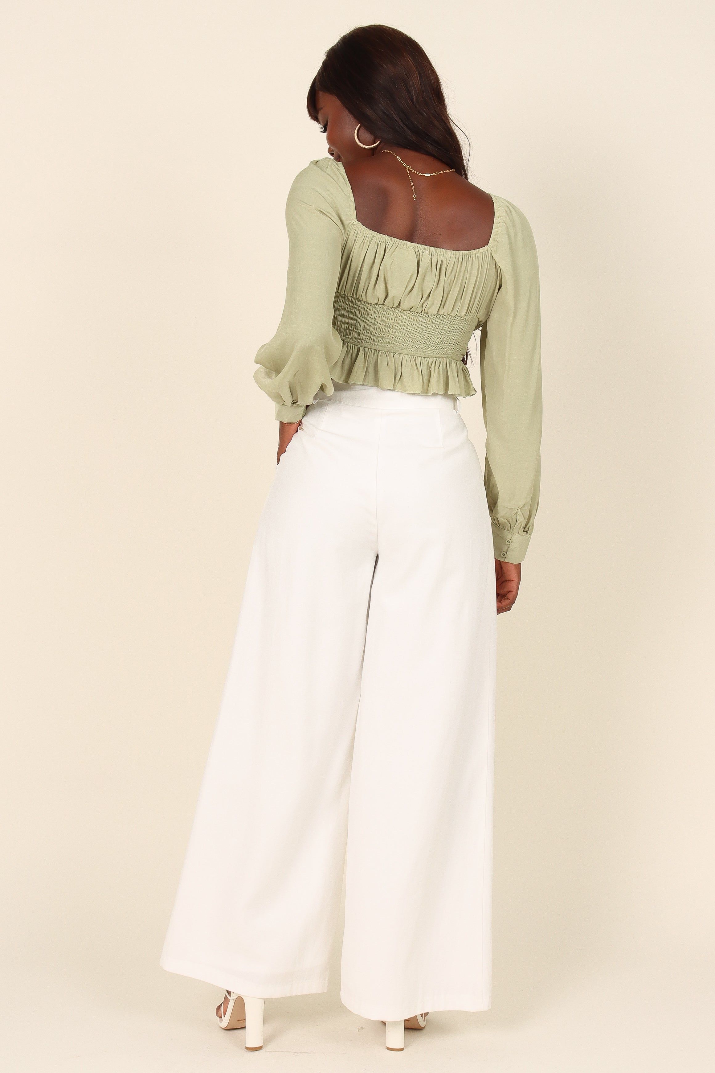 Claire Top - Green sold by Petal & Pup product image thumbnail 2