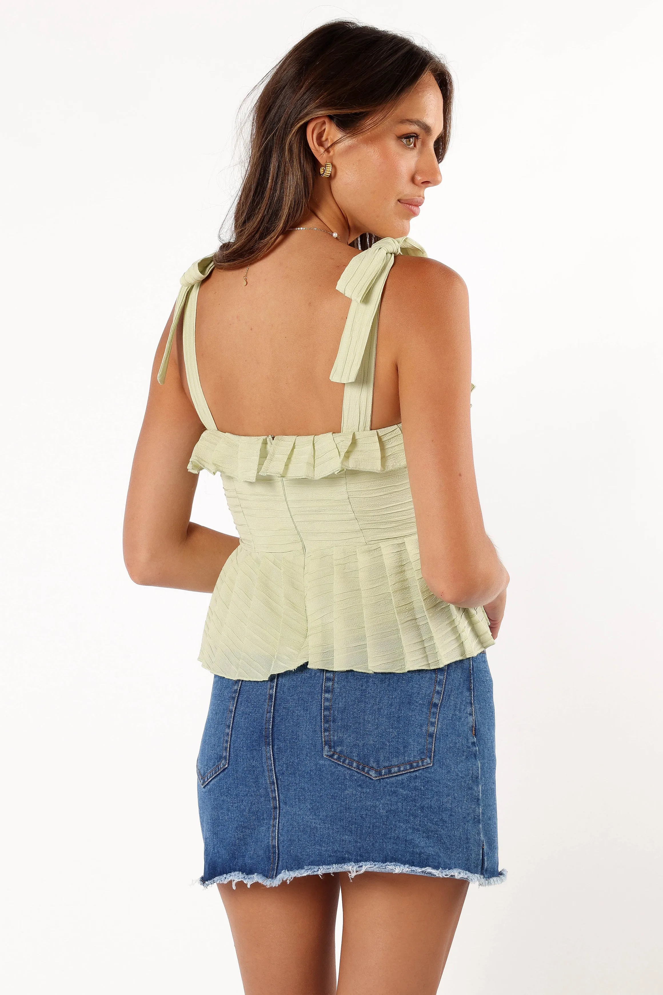 Aubree Top - Sage sold by Petal & Pup product image thumbnail 5