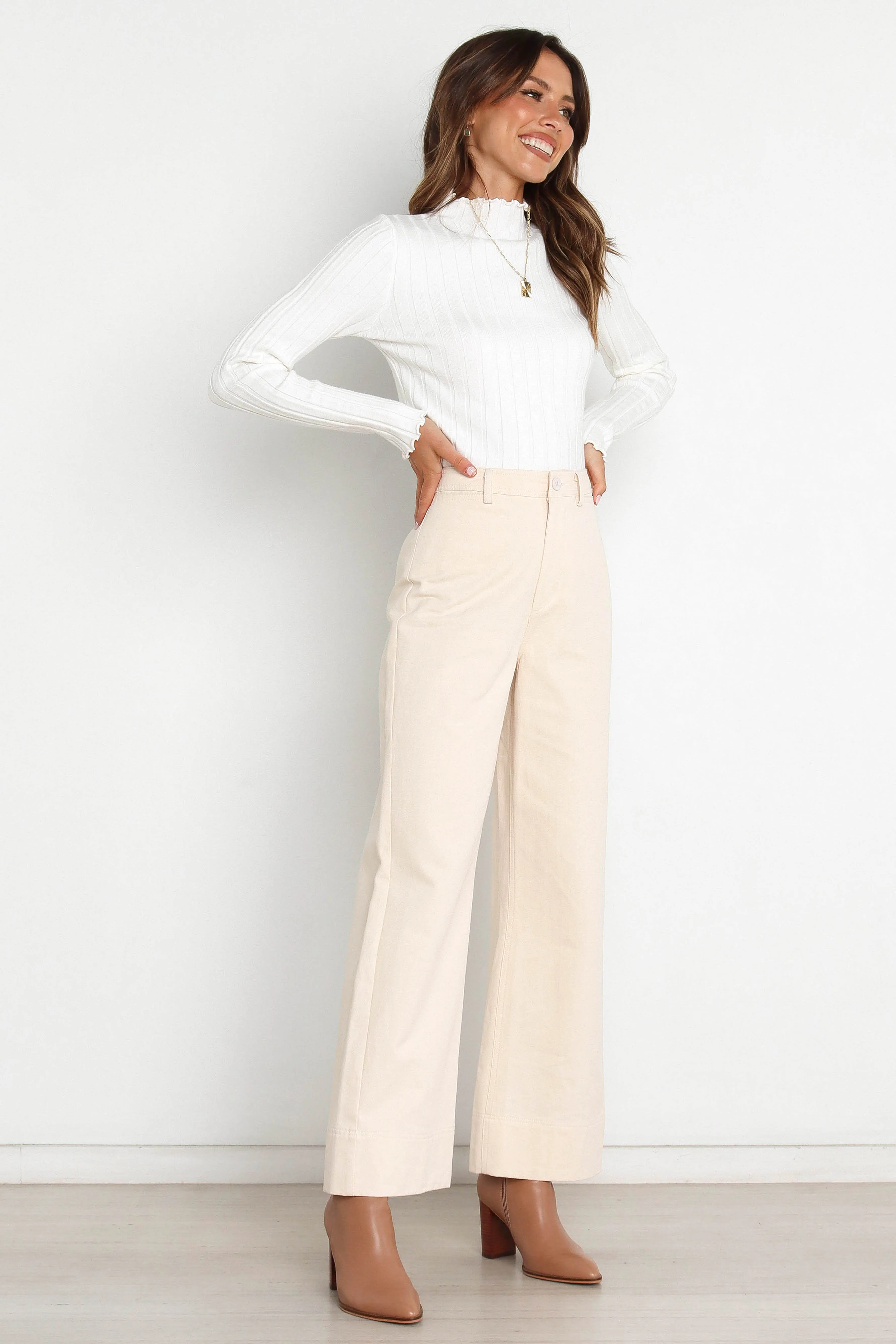 Lawrence Pant - Beige sold by Petal & Pup product image thumbnail 4