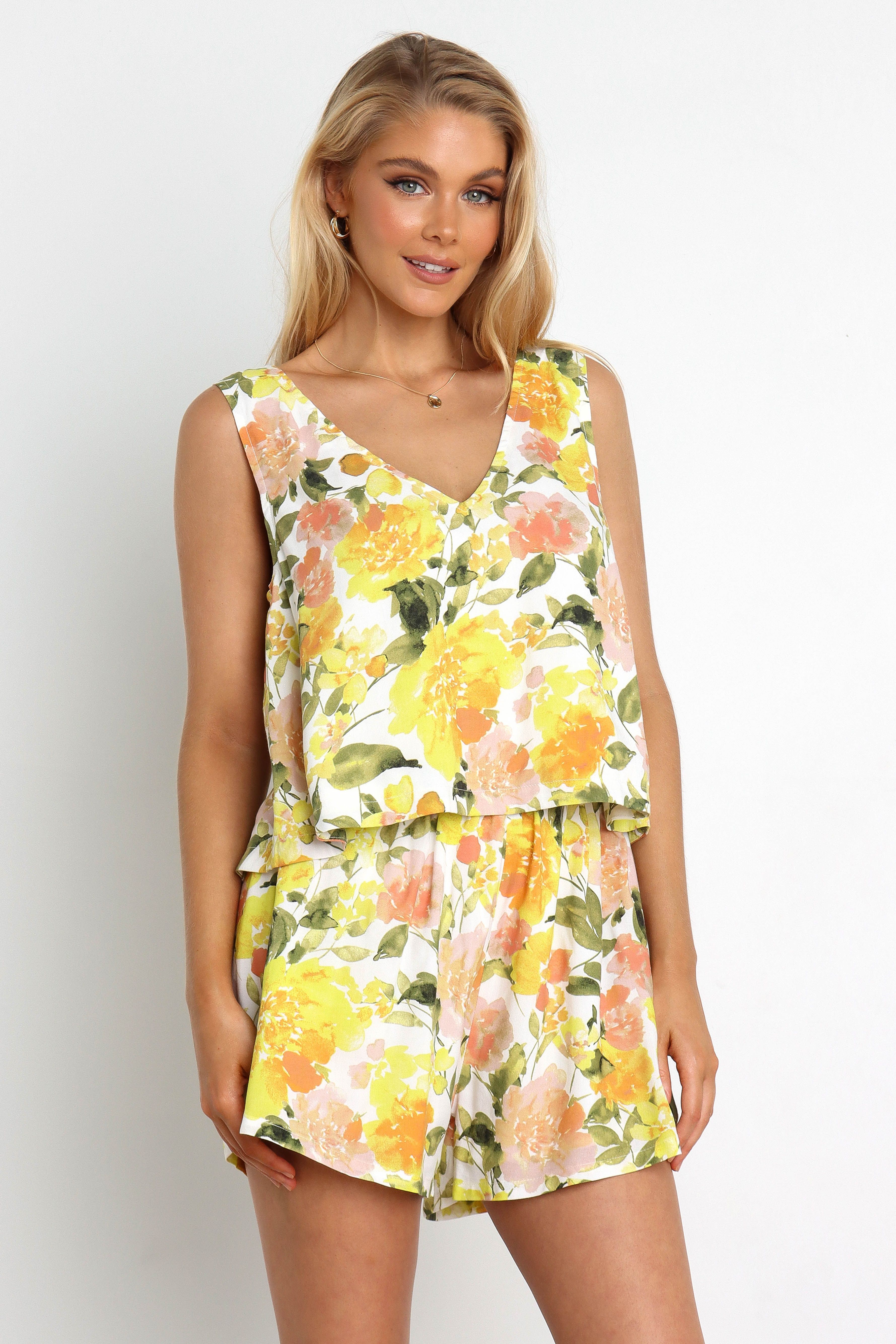 Oasis Top - Yellow sold by Petal & Pup