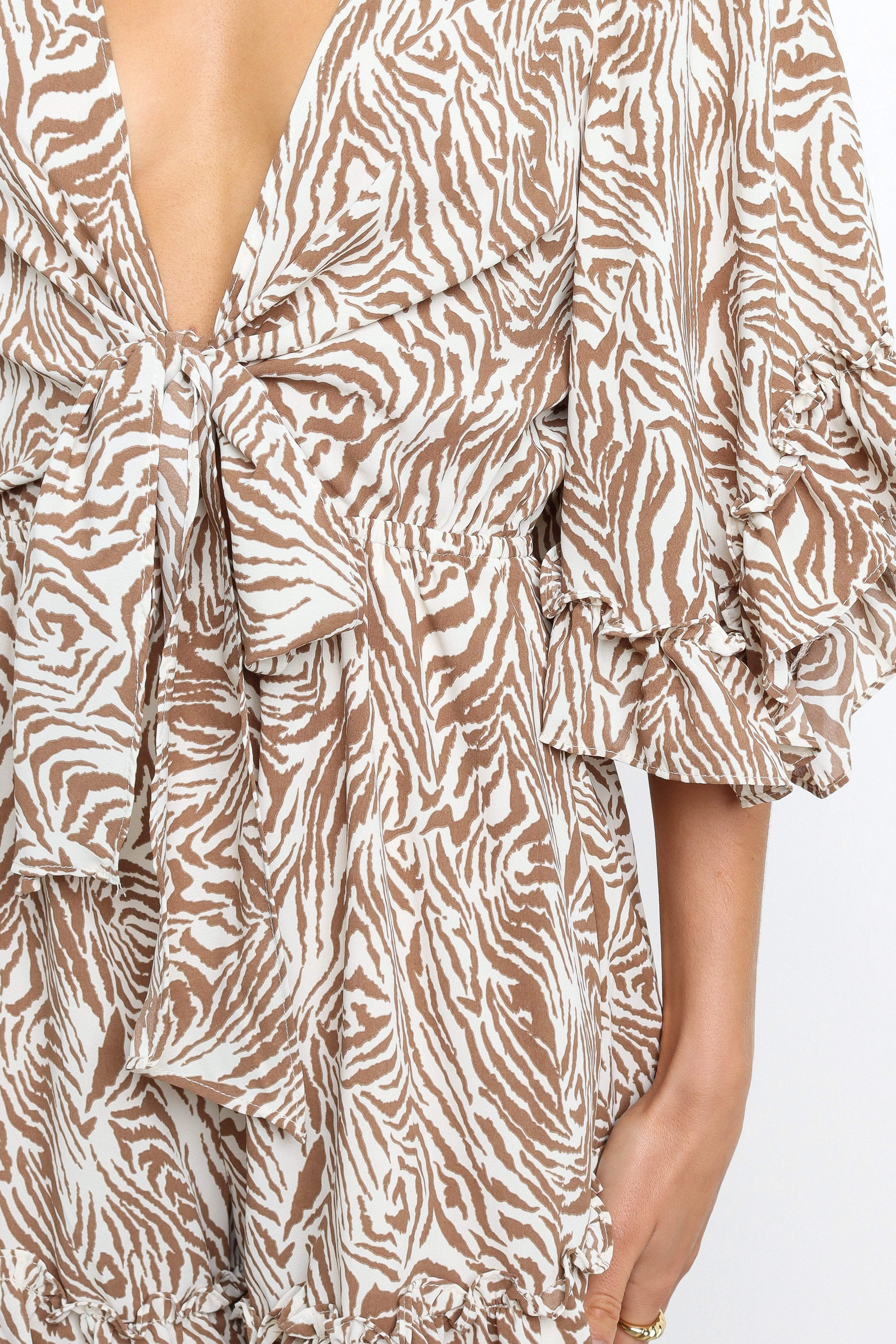 Iola Playsuit - Brown sold by Petal & Pup product image thumbnail 6