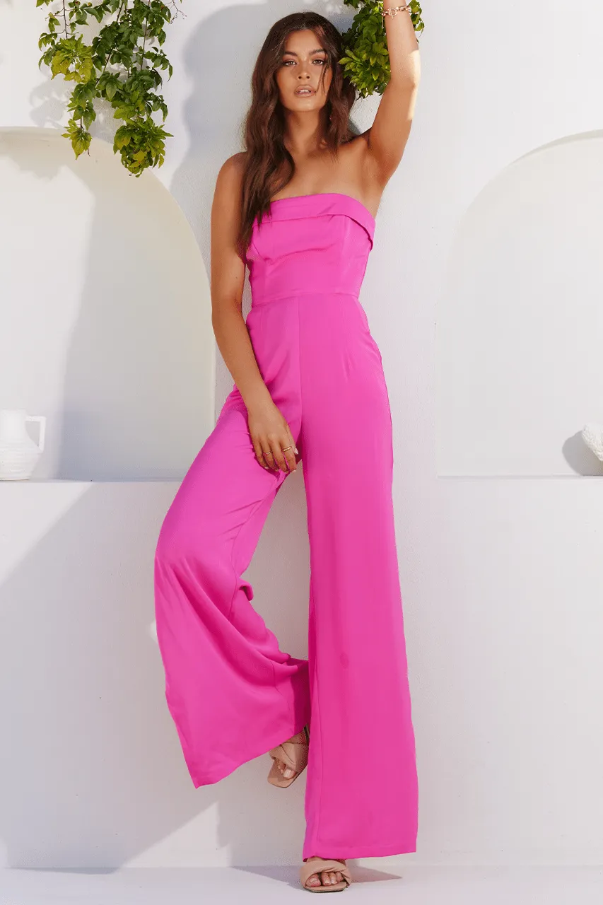 Nami Jumpsuit - Fuchsia sold by Petal & Pup product image thumbnail 3