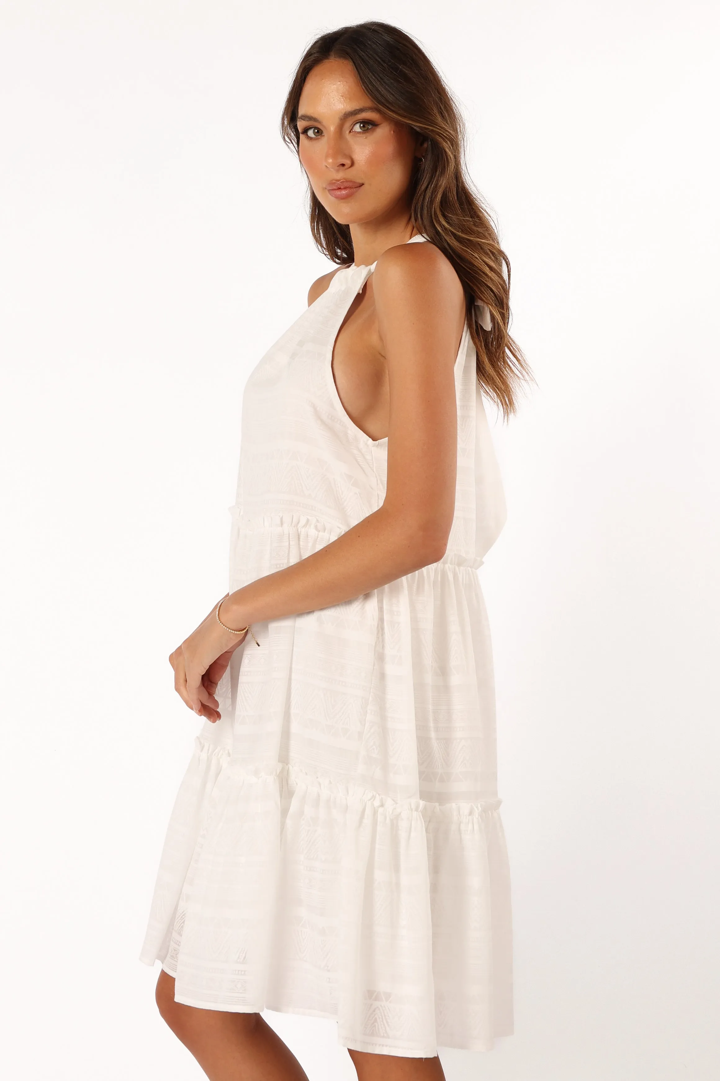 Linde Dress - White sold by Petal & Pup product image thumbnail 3