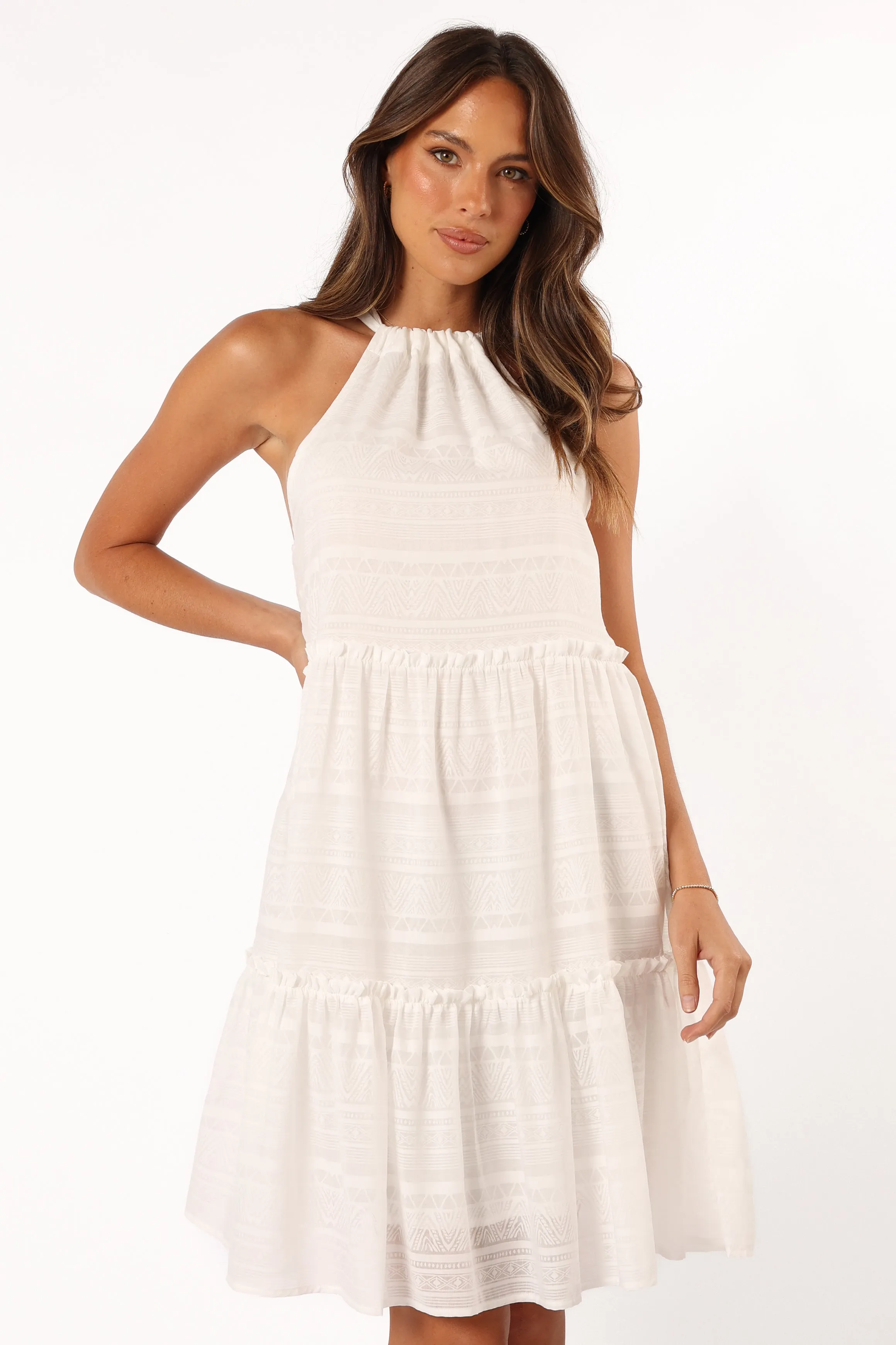 Linde Dress - White sold by Petal & Pup