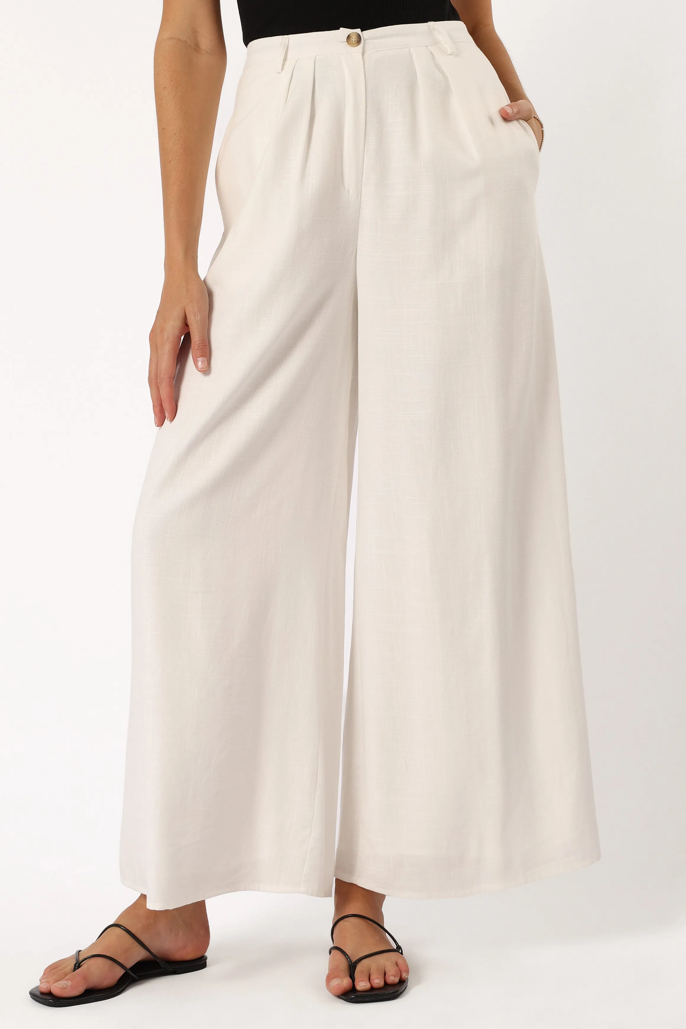 Colleen Pant - White sold by Petal & Pup product image thumbnail 2