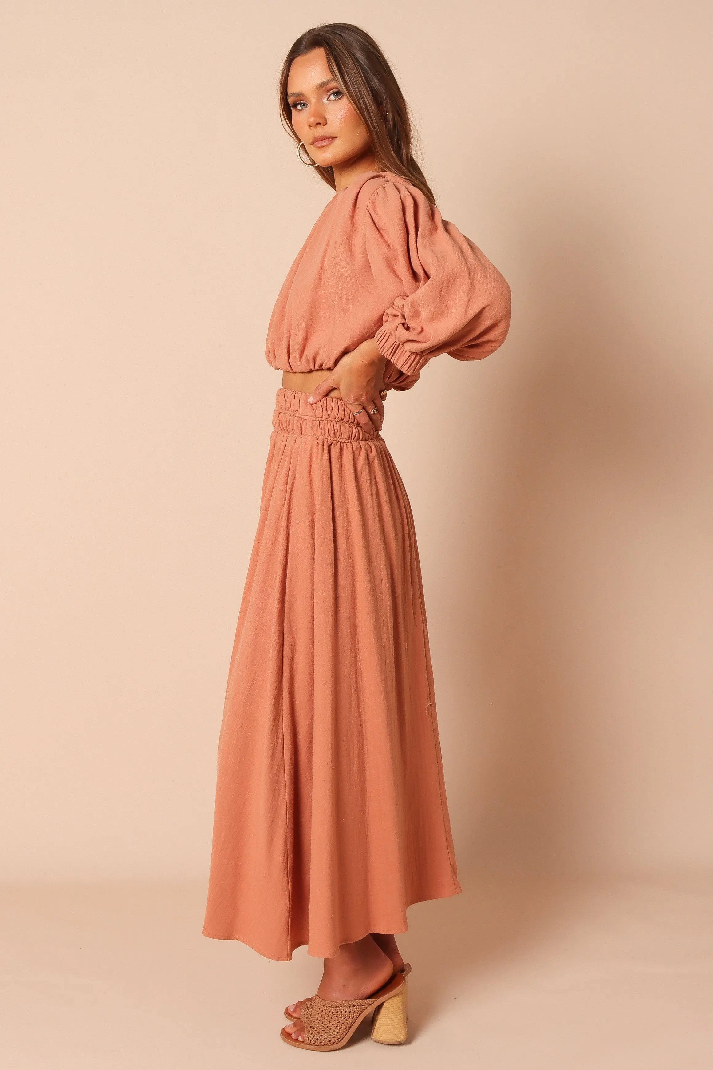 Ember Maxi Skirt - Spice sold by Petal & Pup product image thumbnail 5