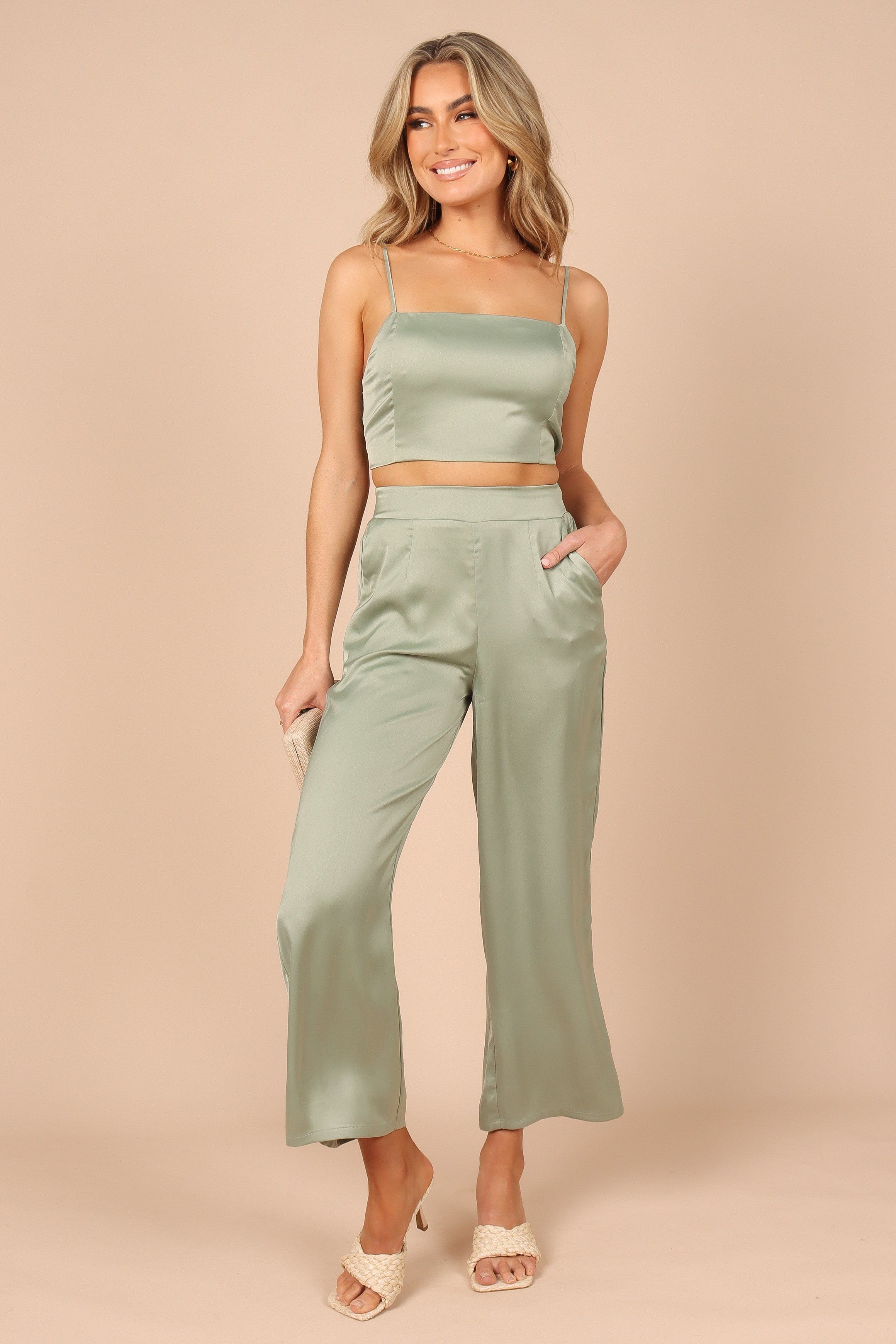 Lane Two Piece Set - Sage sold by Petal & Pup product image thumbnail 4