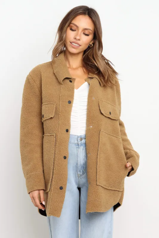 Naharah Jacket - Tan made by Petal & Pup