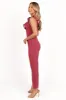 Mirabelle Jumpsuit - Dark Rose sold by Petal & Pup