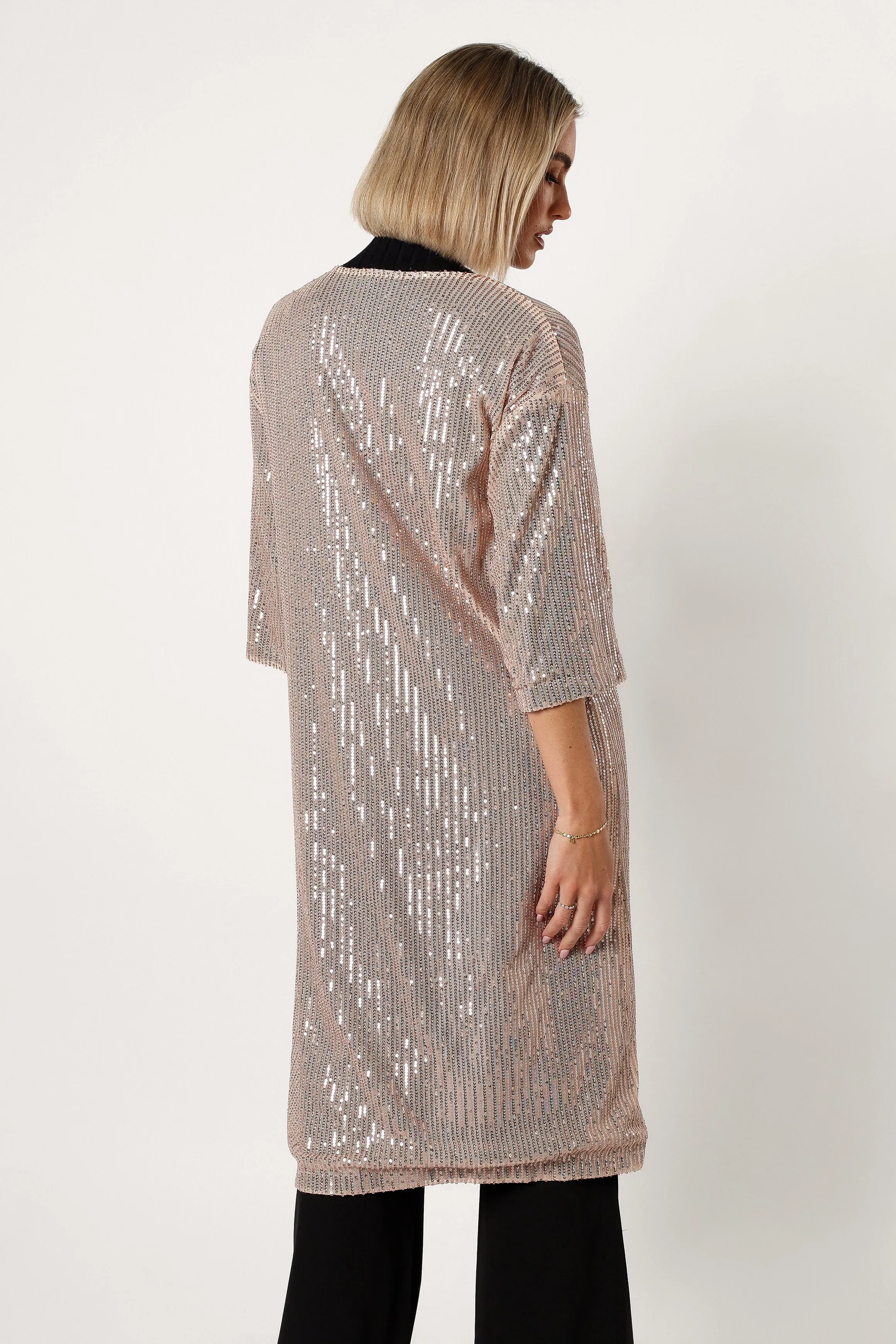 Jayleen Sequin Duster - Gold sold by Petal & Pup product image thumbnail 5