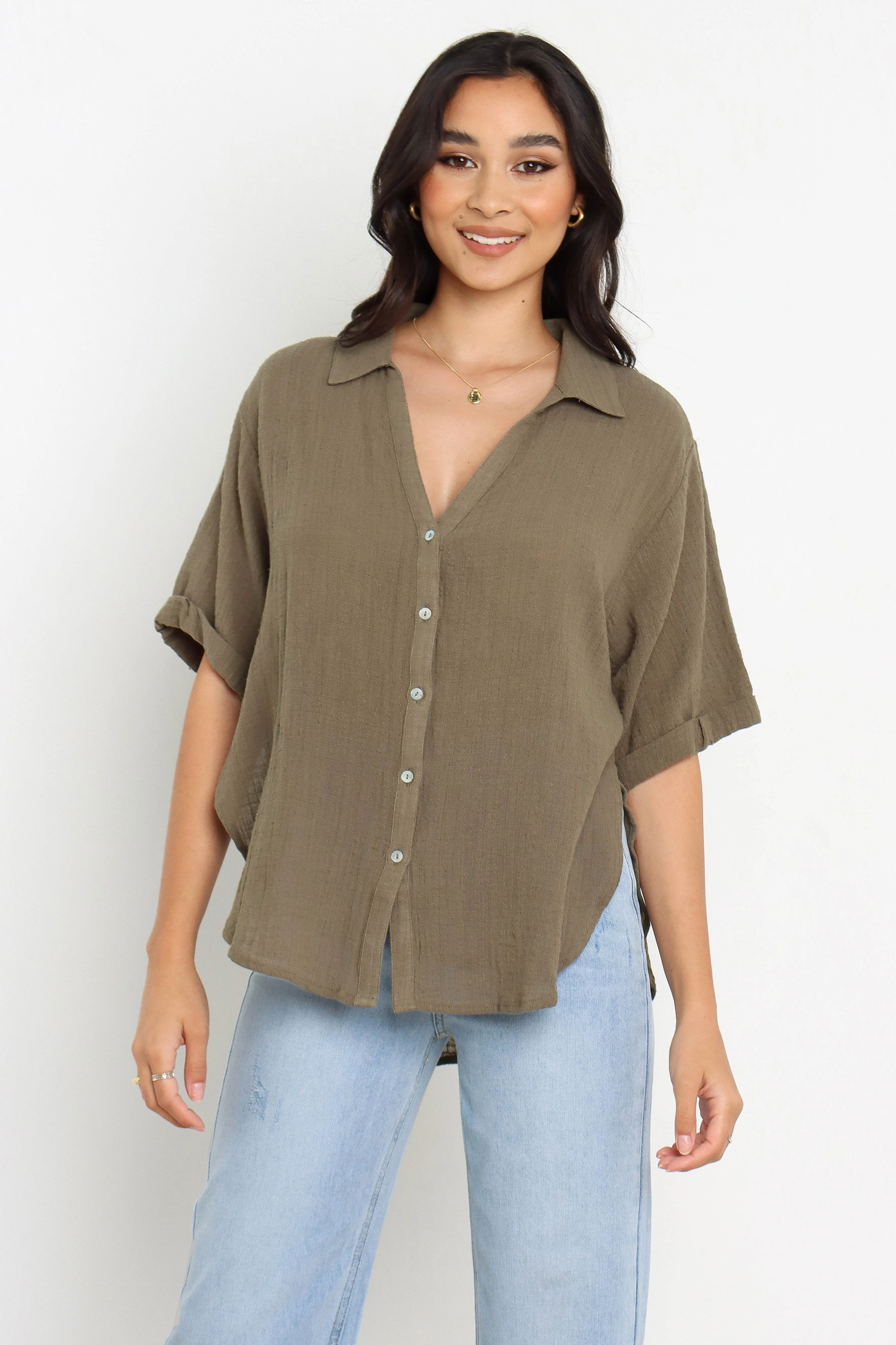 Dion Top - Olive sold by Petal & Pup product image thumbnail 2