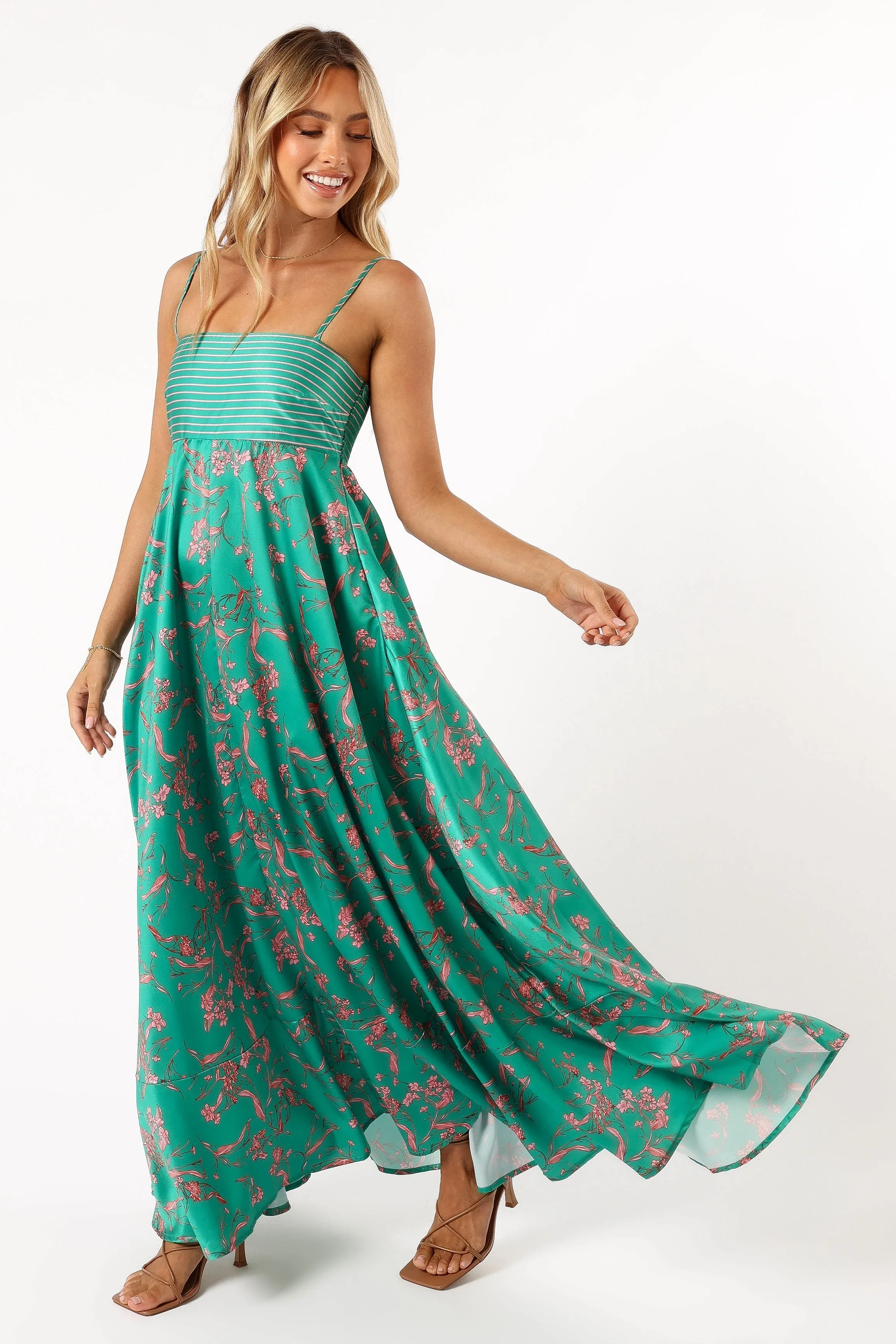 Lilie Maxi Dress - Green sold by Petal & Pup product image thumbnail 2
