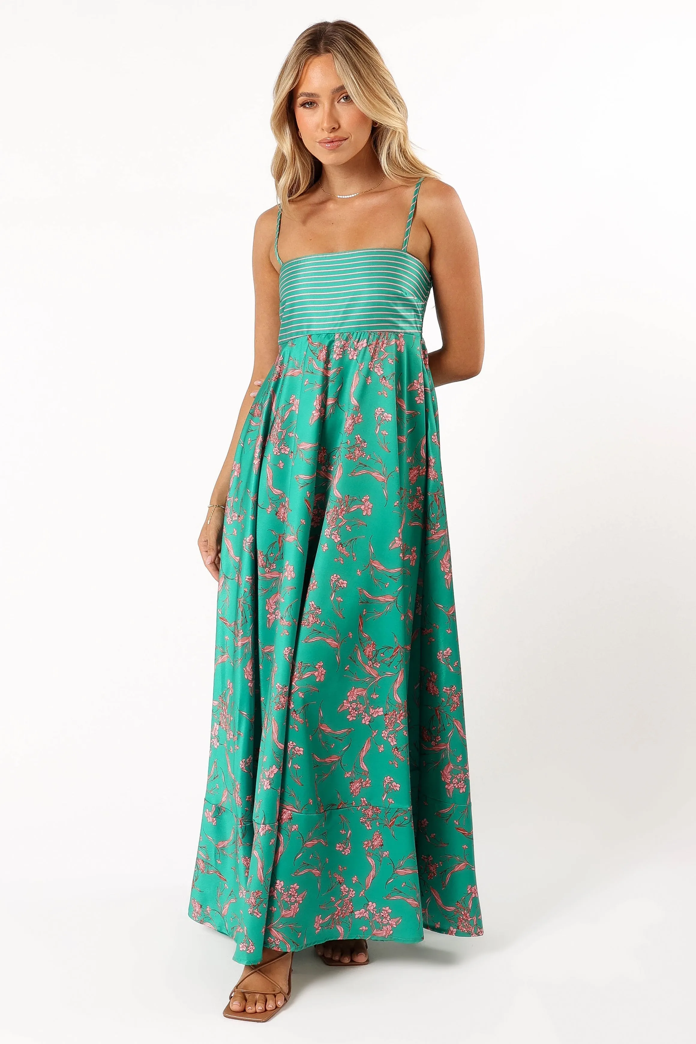 Lilie Maxi Dress - Green sold by Petal & Pup product image thumbnail 5