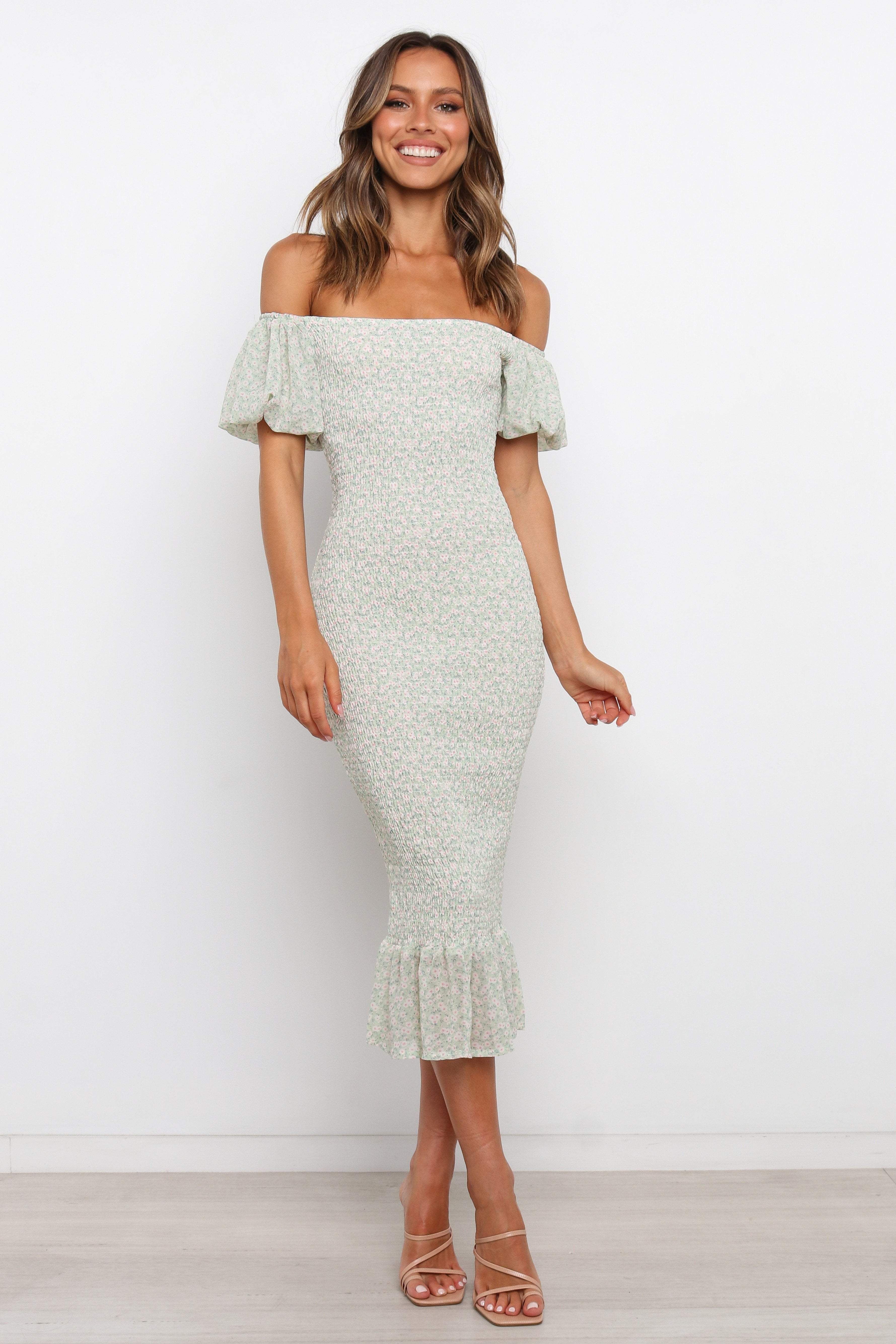 Easlea Dress - Green sold by Petal & Pup product image thumbnail 4