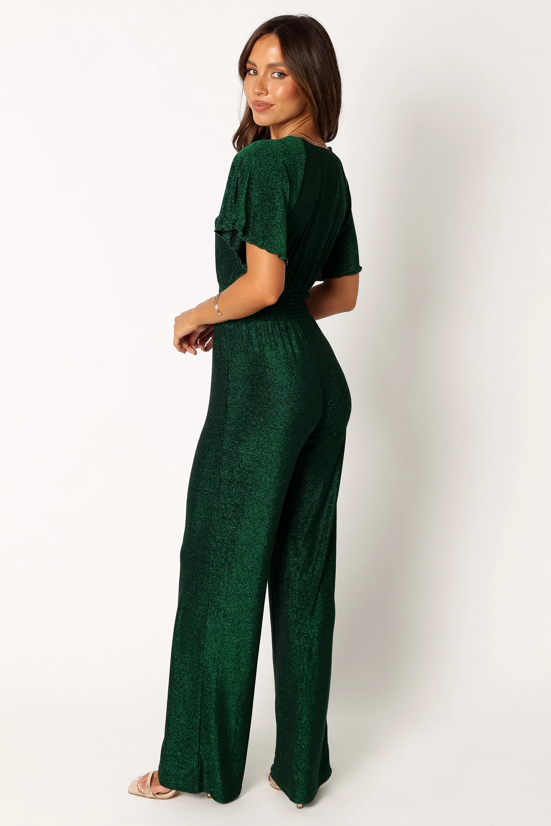 Laylah Jumpsuit - Emerald sold by Petal & Pup product image thumbnail 4