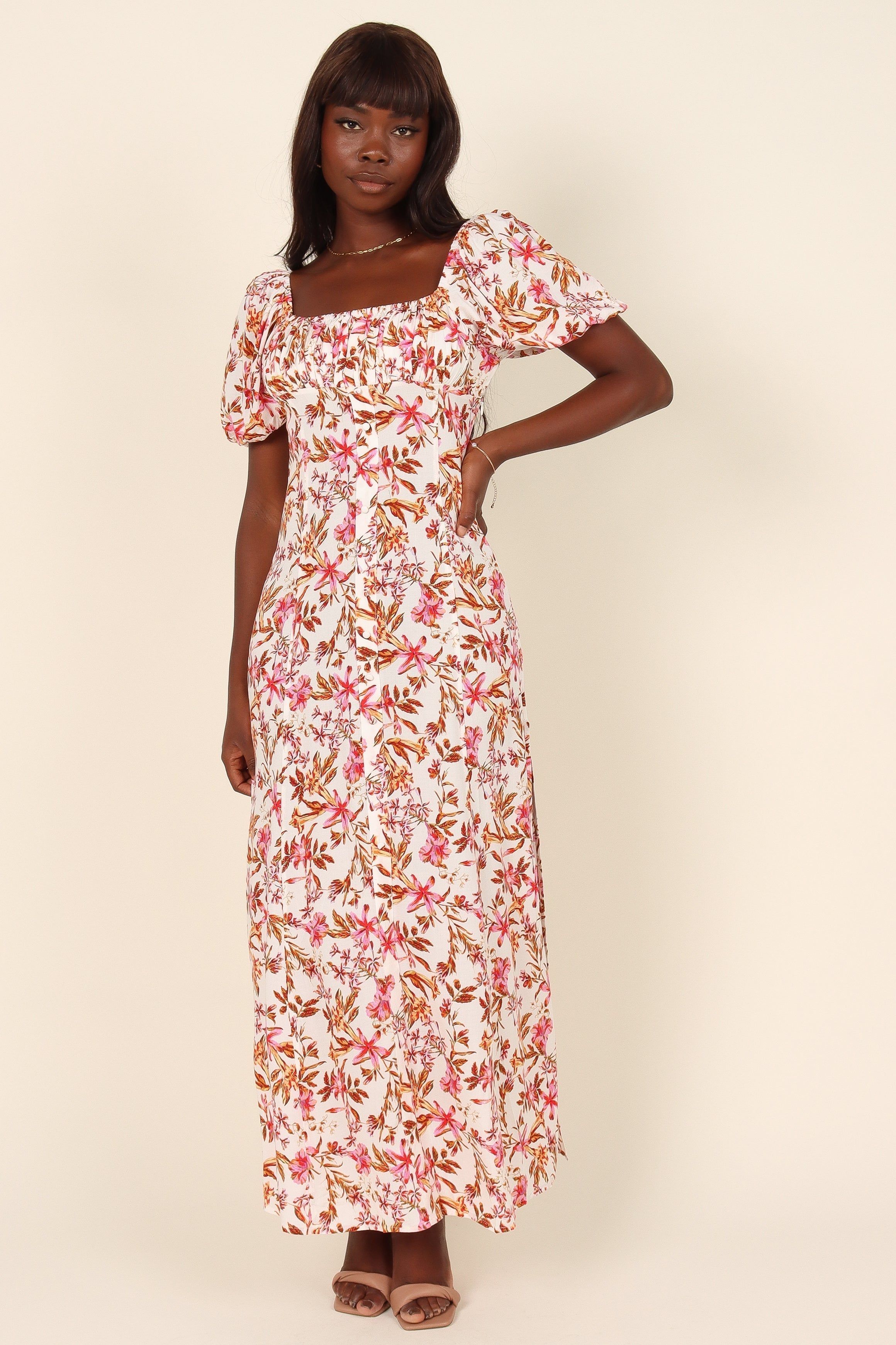 Alani Dress - White Floral sold by Petal & Pup product image thumbnail 6