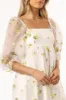Kordyn Maxi Dress - White Yellow Floral sold by Petal & Pup
