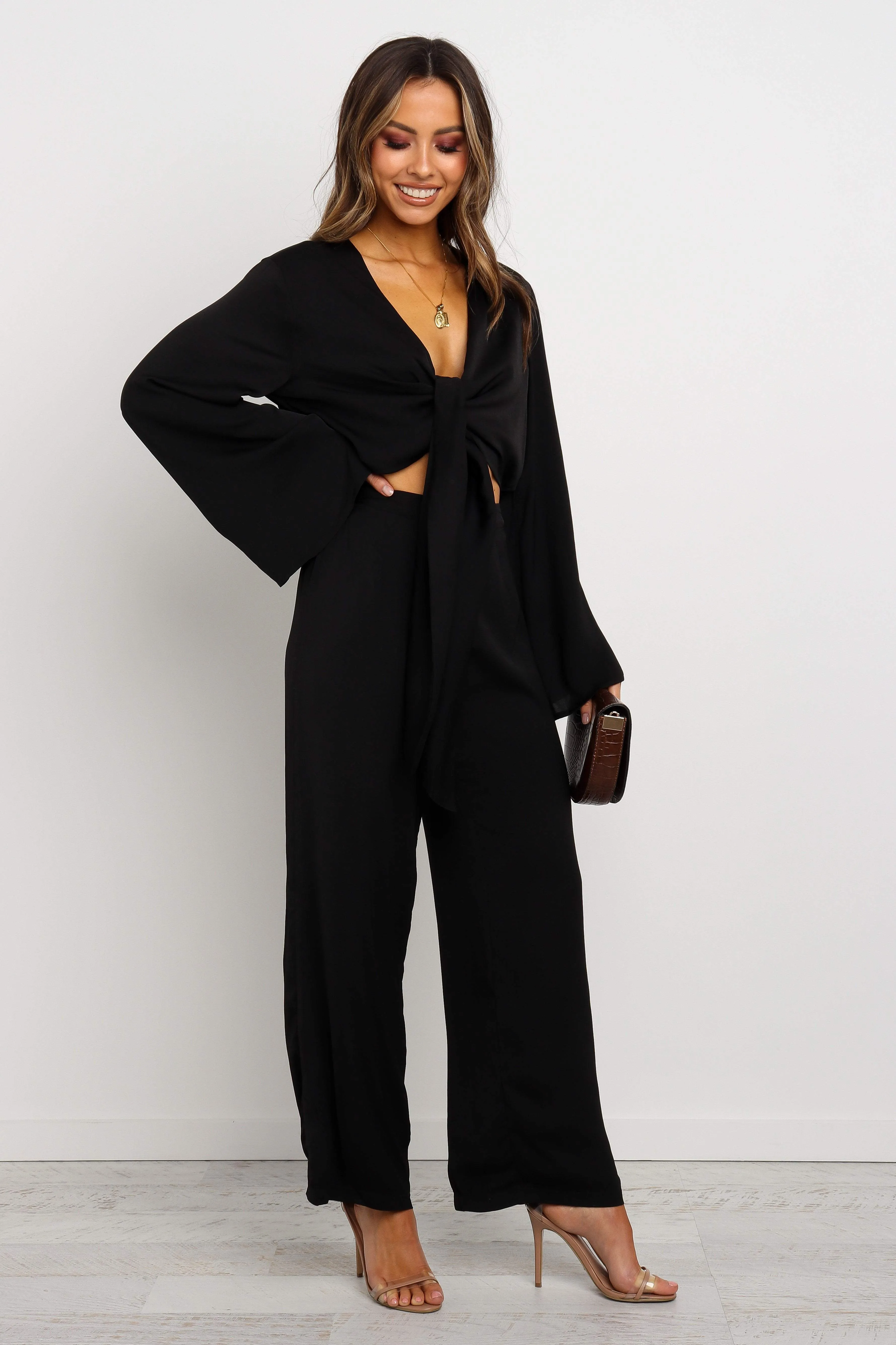 Pluto Jumpsuit - Black sold by Petal & Pup product image thumbnail 4
