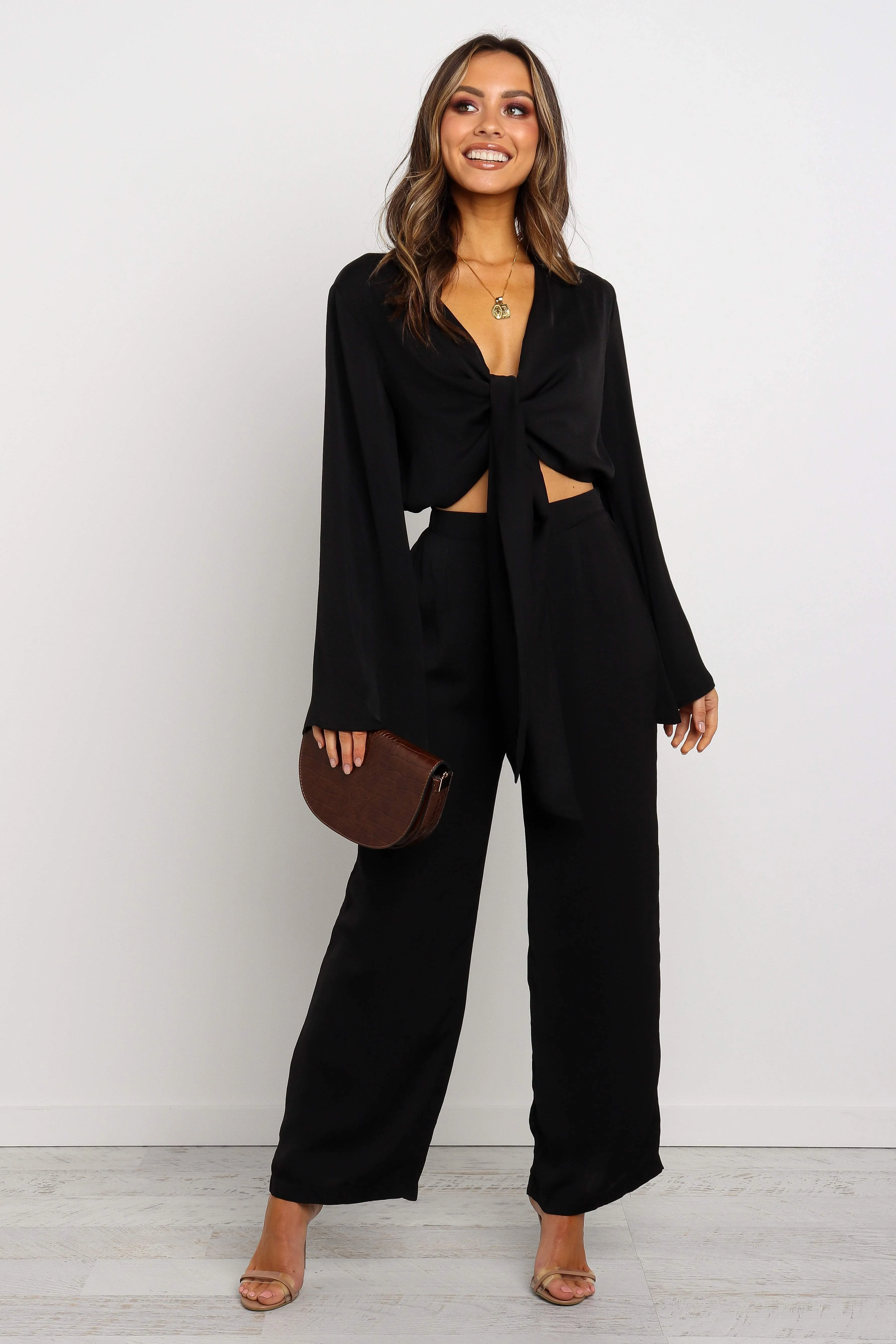Pluto Jumpsuit - Black sold by Petal & Pup product image thumbnail 3