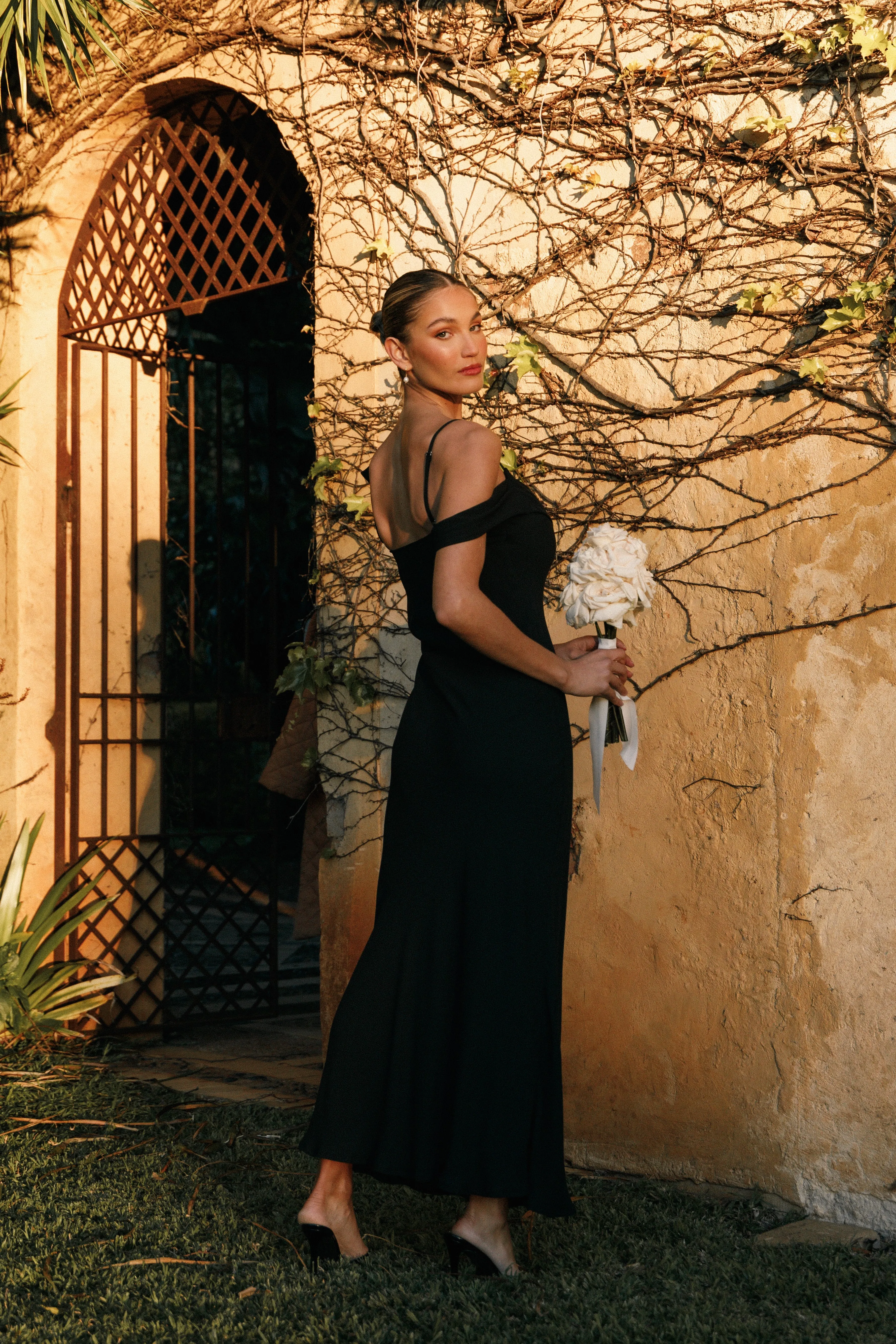 Kamryn Midi Dress - Black sold by Petal & Pup product image thumbnail 2