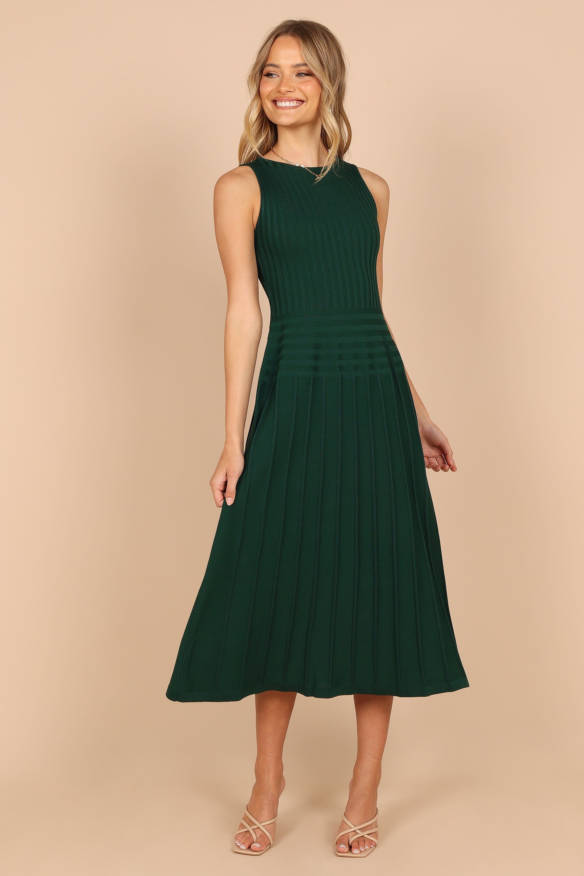 Renzo Knit Maxi Dress - Emerald sold by Petal & Pup