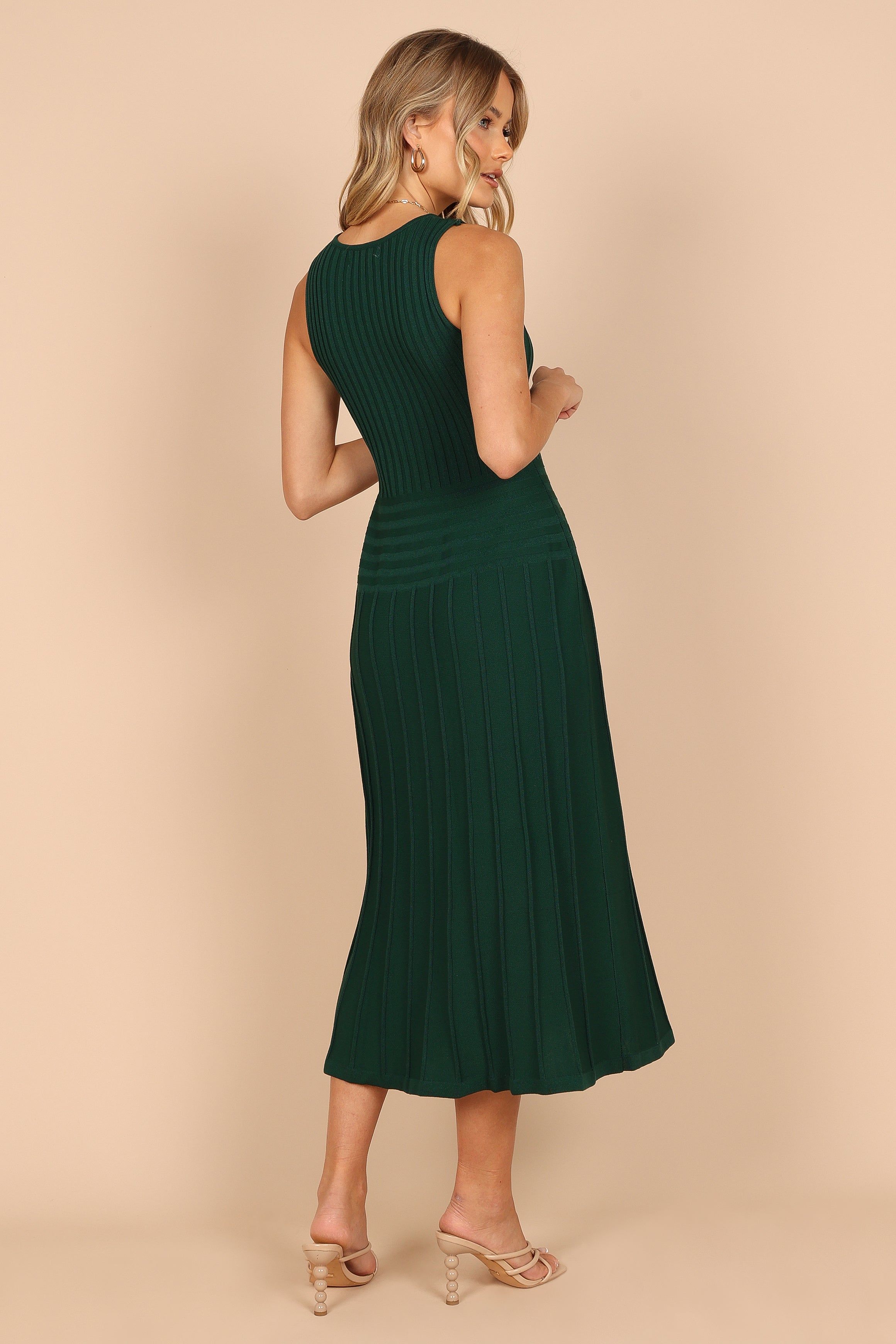 Renzo Knit Maxi Dress - Emerald sold by Petal & Pup product image thumbnail 3