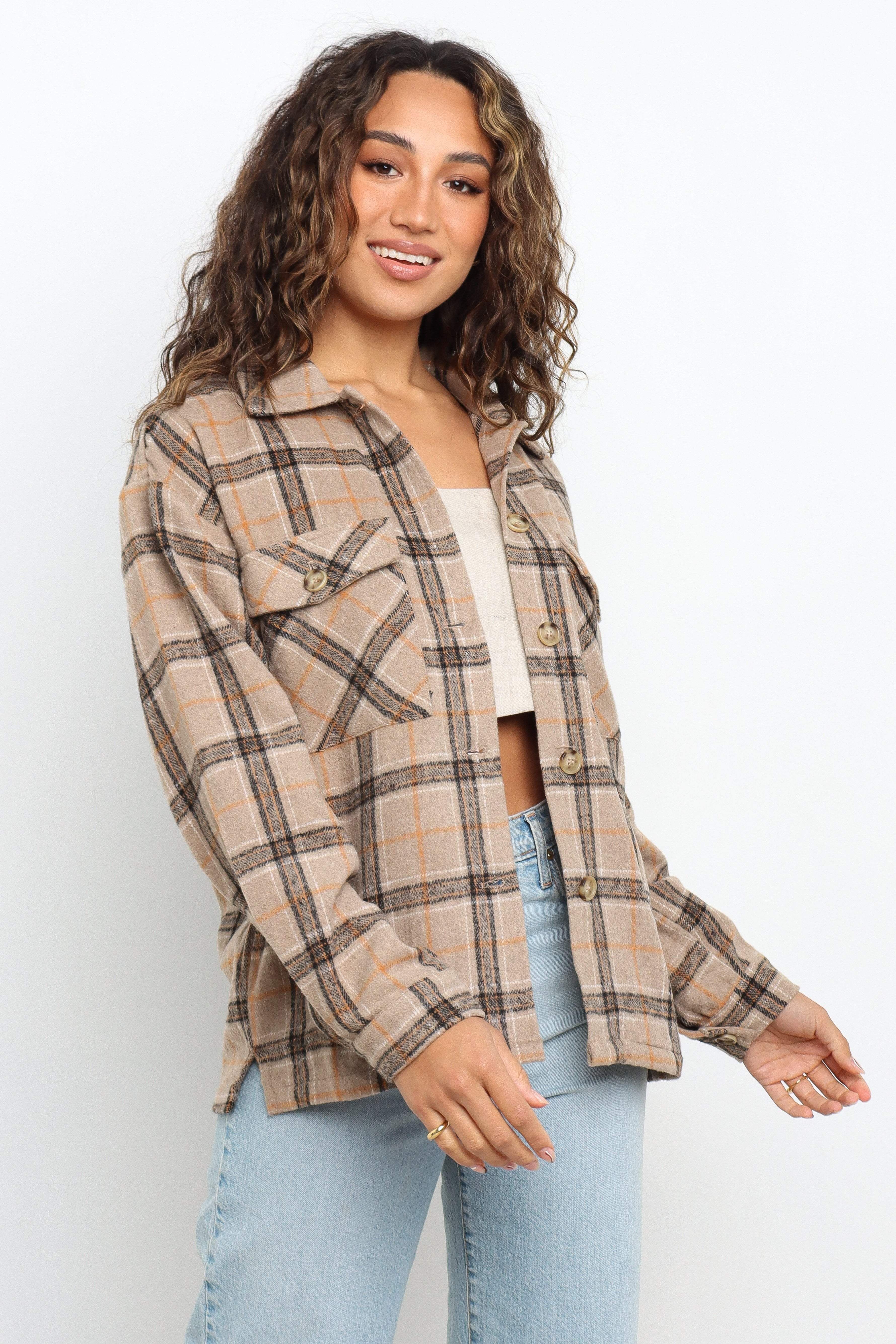 Avis Jacket - Brown Check sold by Petal & Pup product image thumbnail 5