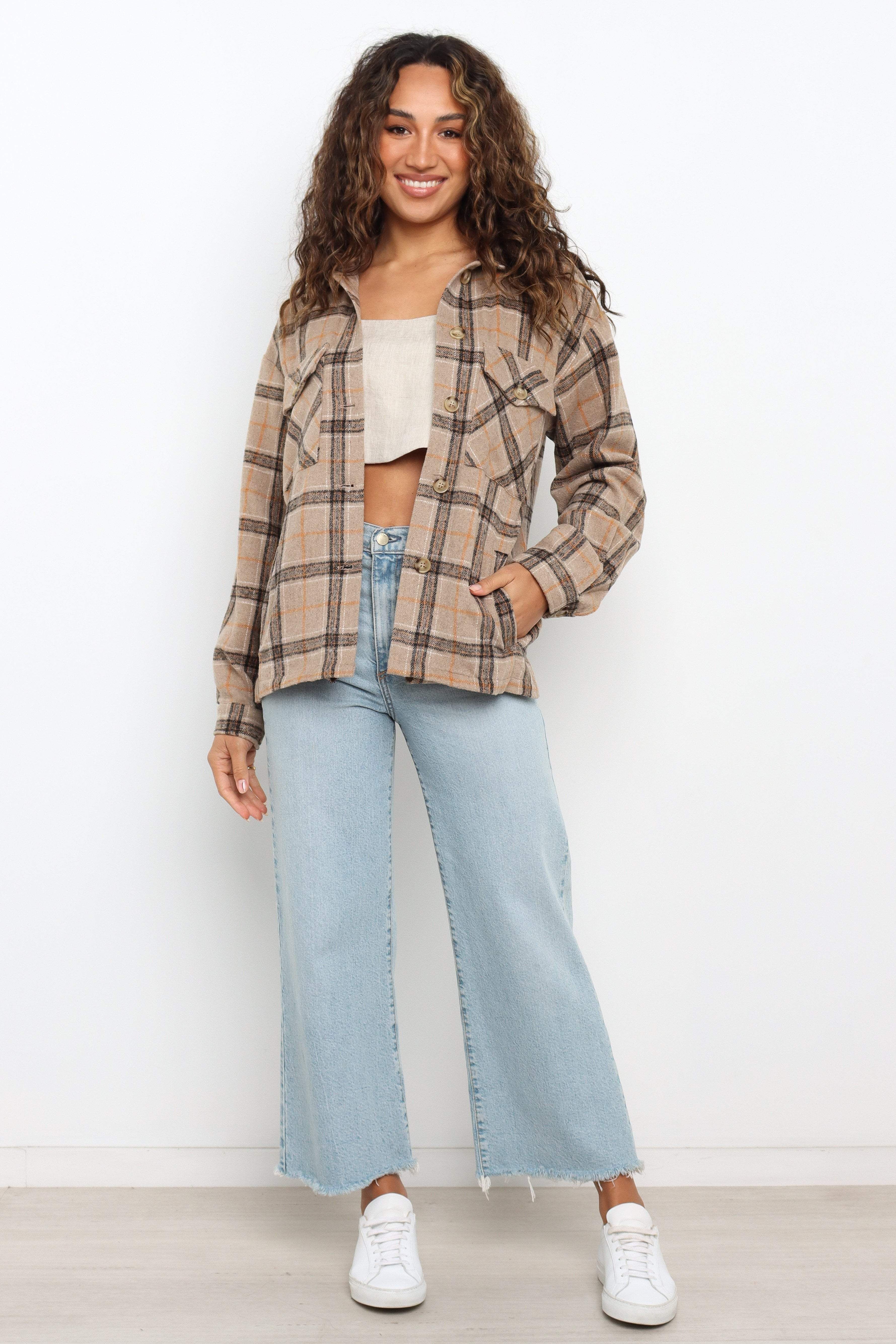 Avis Jacket - Brown Check sold by Petal & Pup product image thumbnail 9