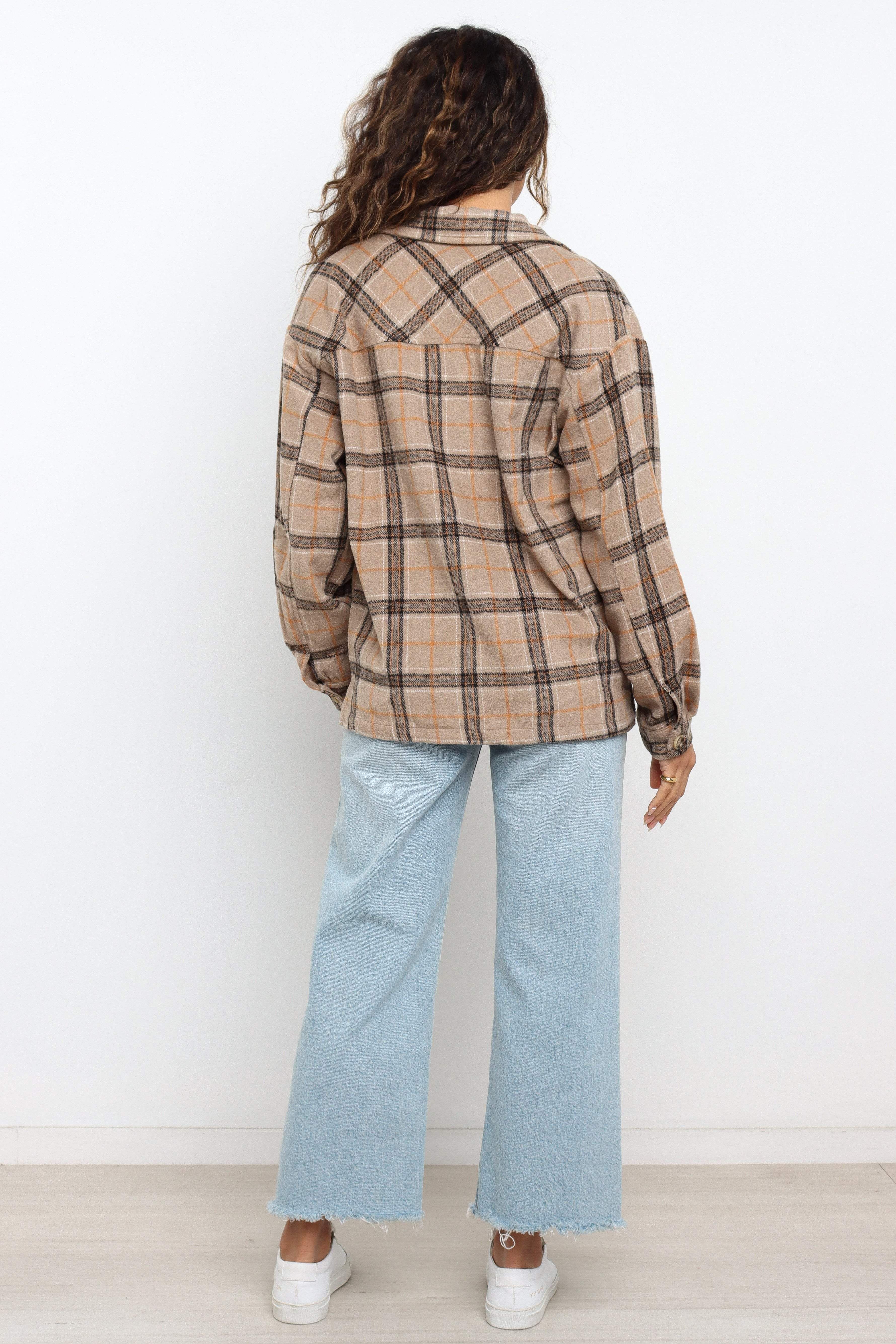 Avis Jacket - Brown Check sold by Petal & Pup product image thumbnail 2