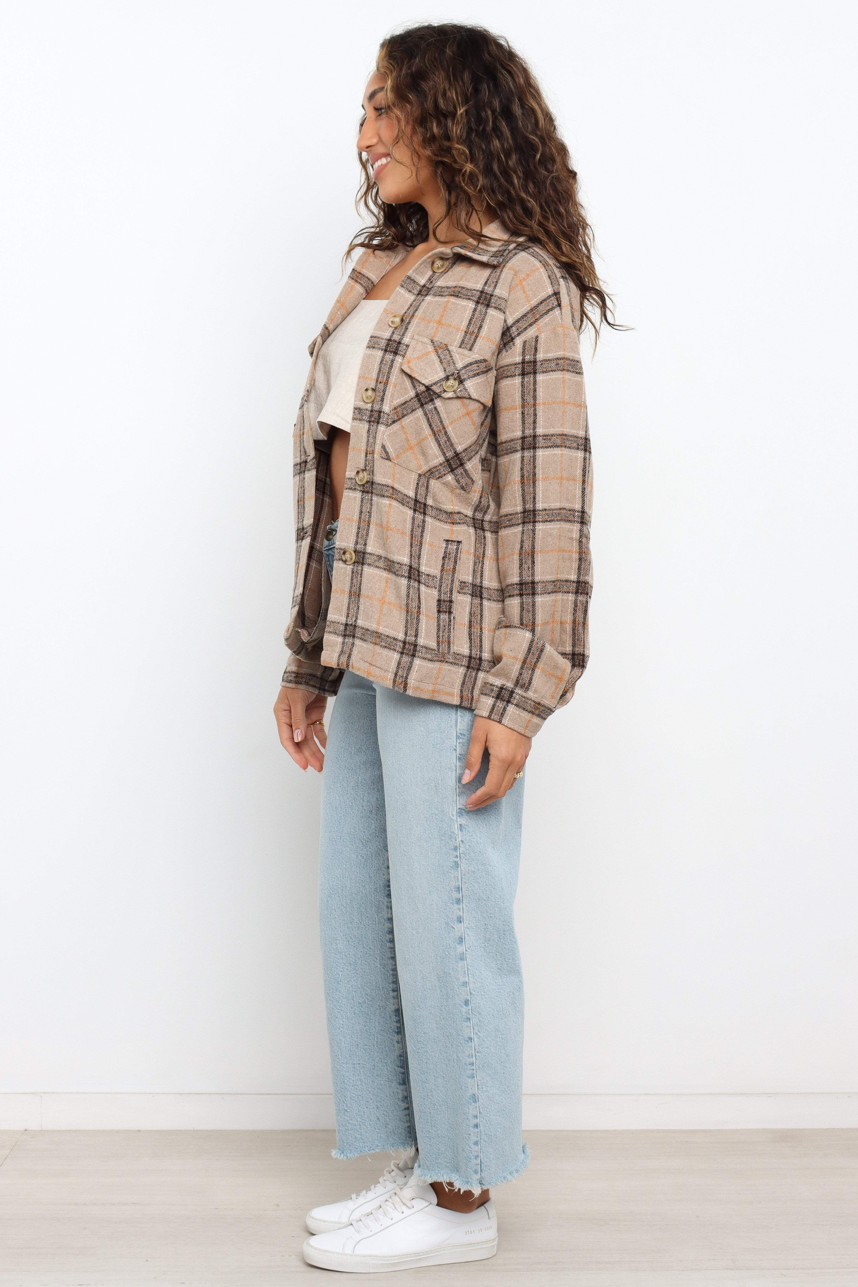 Avis Jacket - Brown Check sold by Petal & Pup product image thumbnail 7
