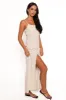 Sawyer Midi Slip Dress - Oatmeal sold by Petal & Pup