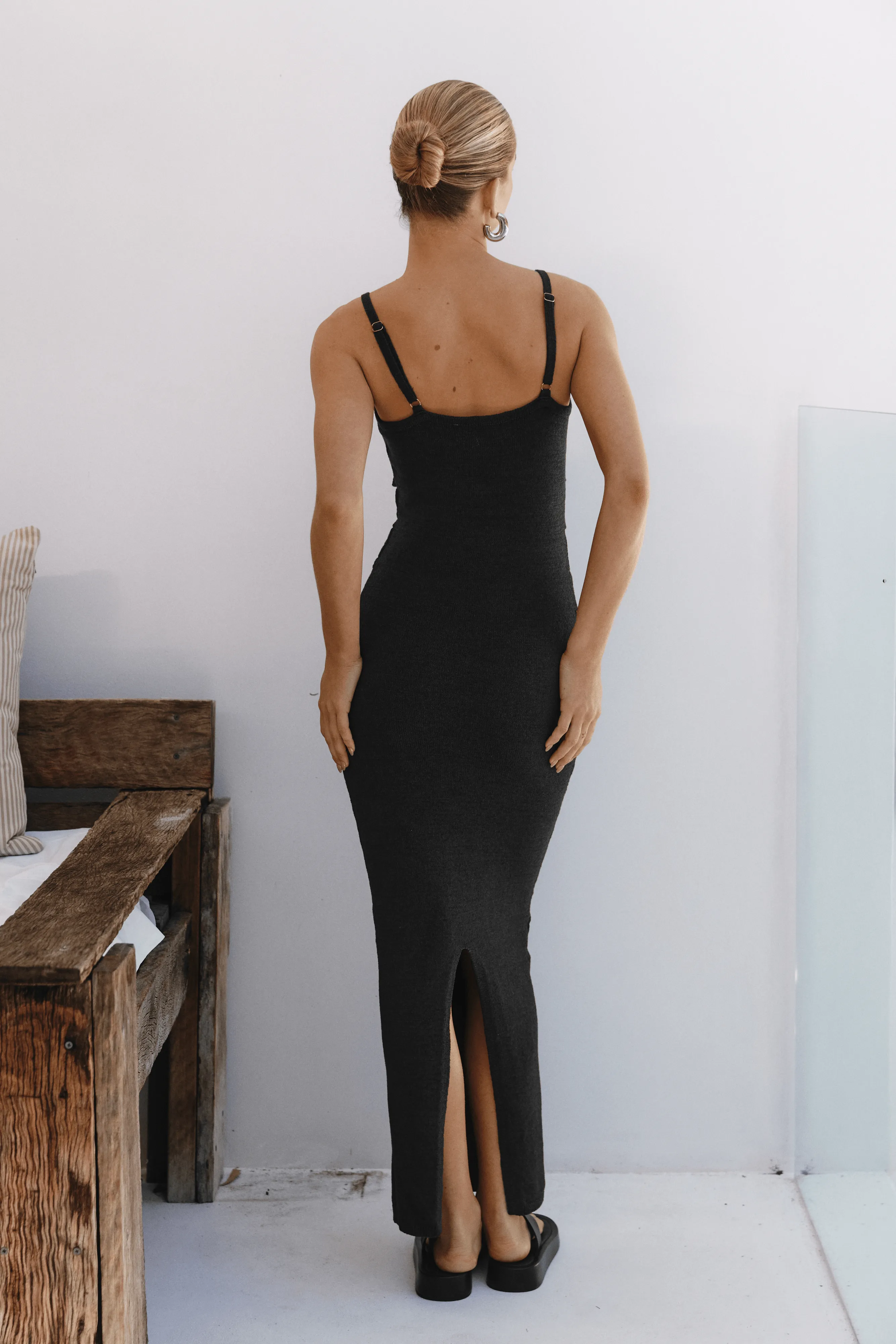 Normani Midi Dress - Black sold by Petal & Pup product image thumbnail 2