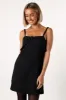 Adley Mini Dress - Black sold by Petal & Pup