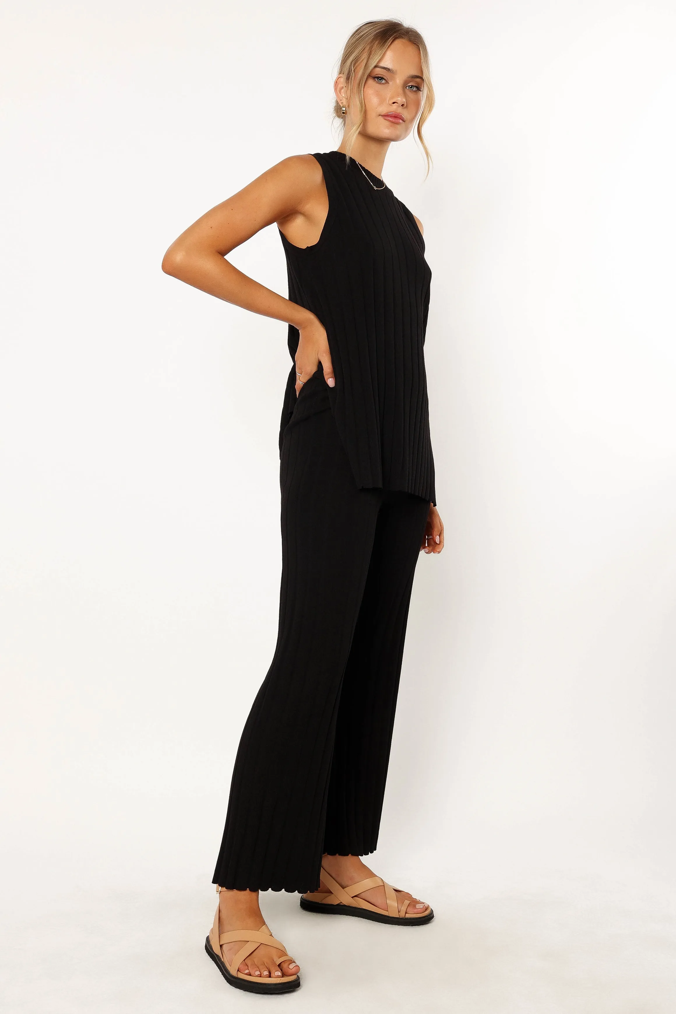 Agnes Knit Pant - Black sold by Petal & Pup product image thumbnail 4