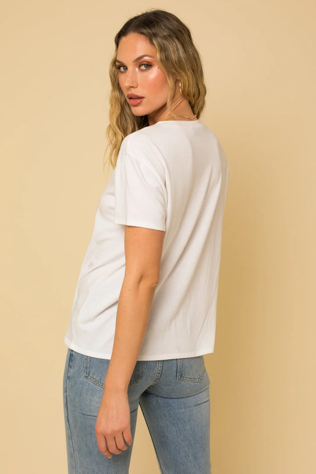 Lilly Tee - White sold by Petal & Pup product image thumbnail 3