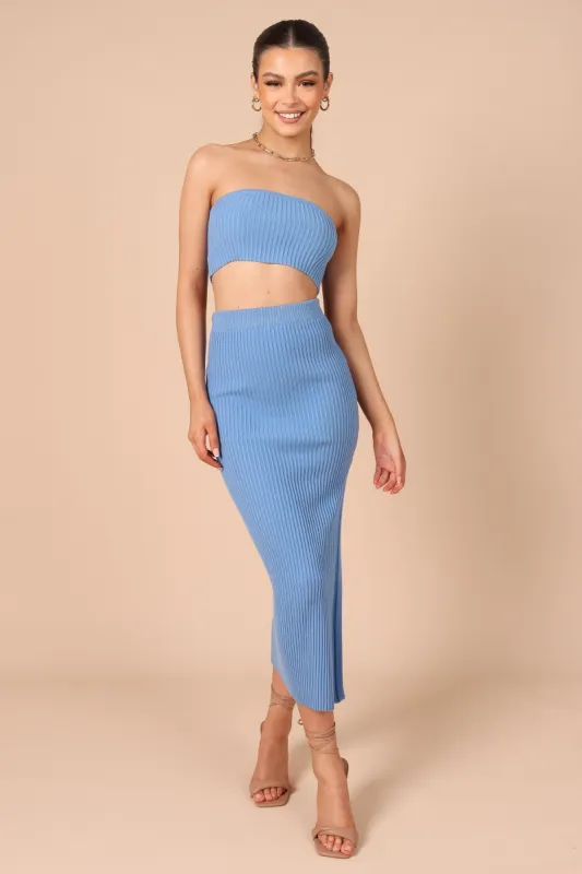 Kiki Knitted Set - Blue made by Petal & Pup