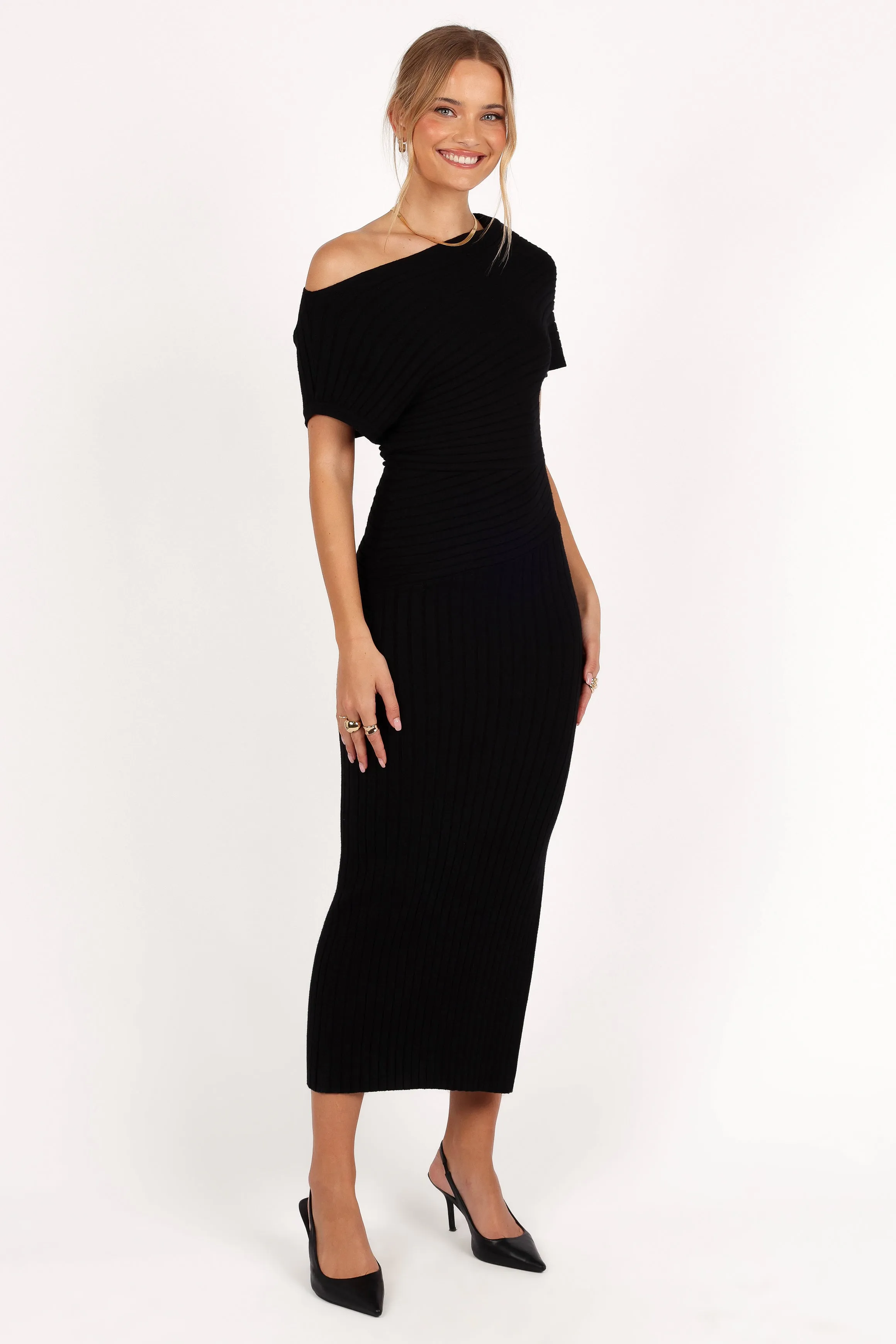 Otis Midi Dress - Black sold by Petal & Pup product image thumbnail 5