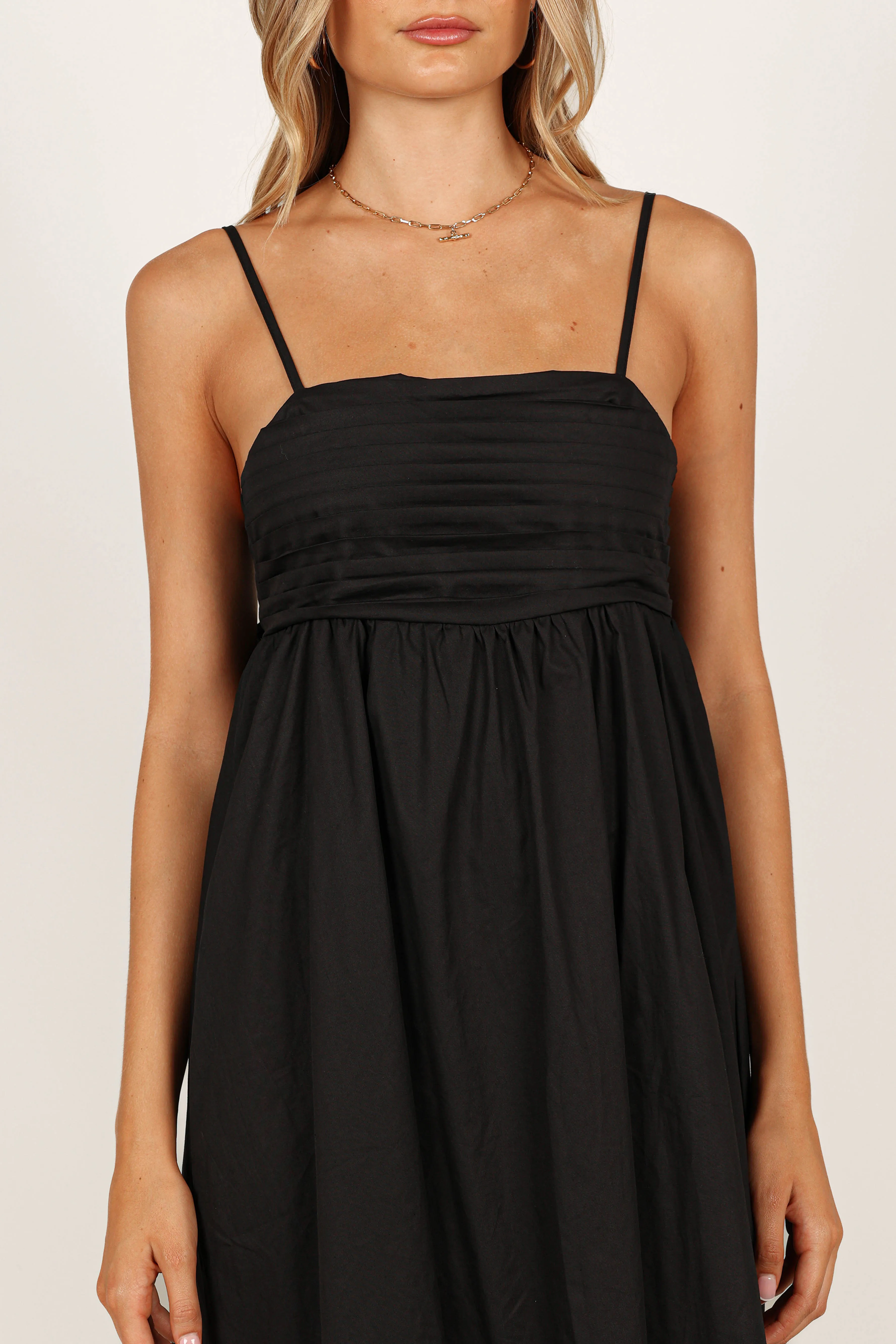 Alice Bow Back Midi Dress - Black sold by Petal & Pup product image thumbnail 4