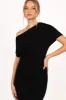 Otis Midi Dress - Black sold by Petal & Pup