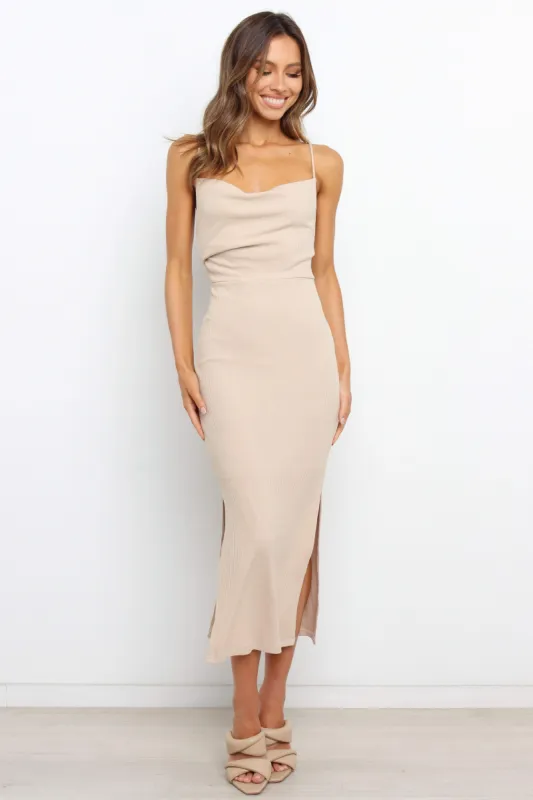 Xanthia Dress - Beige sold by Petal & Pup