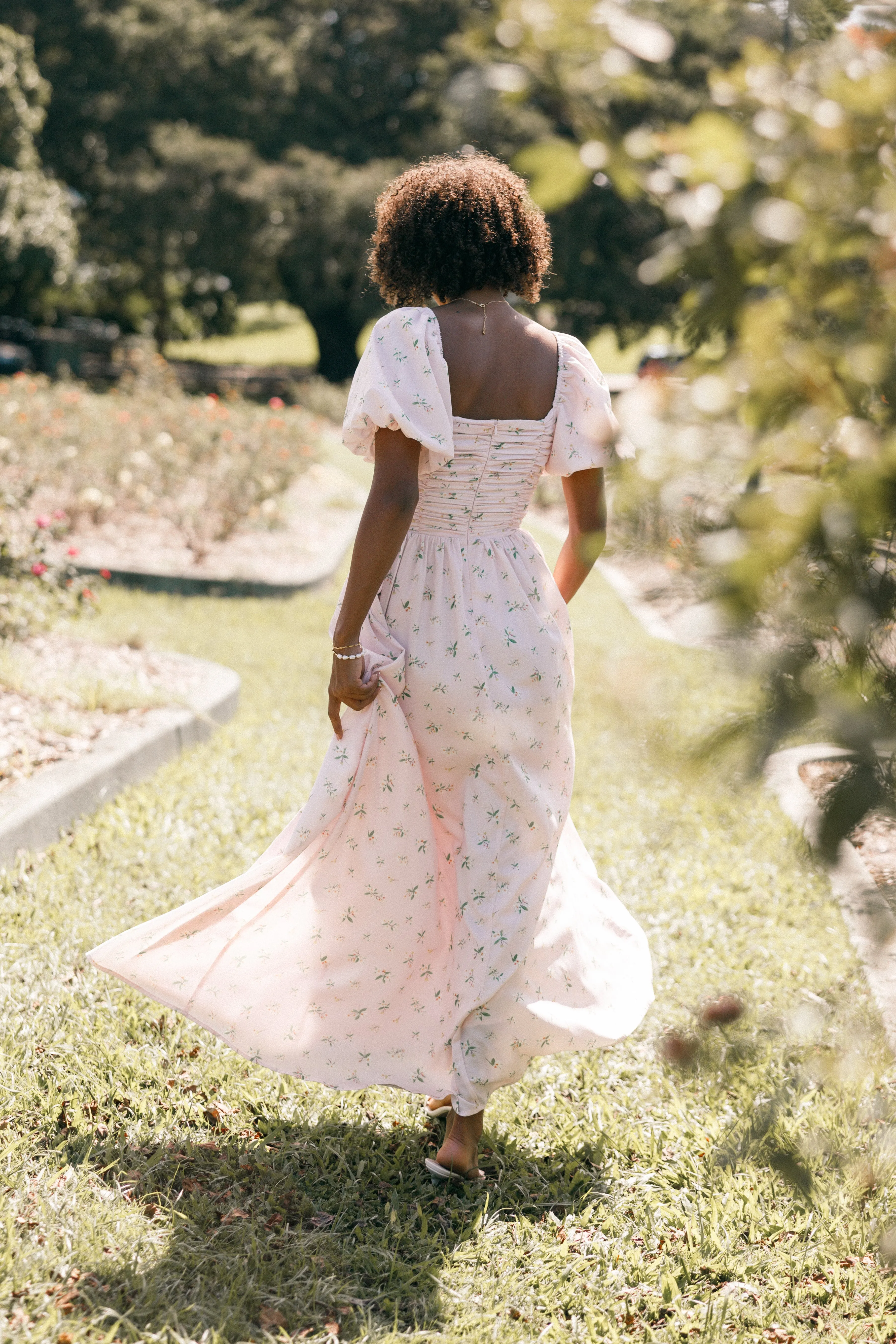 Chloe Puff Sleeve Dress - Chloe Print sold by Petal & Pup product image thumbnail 2